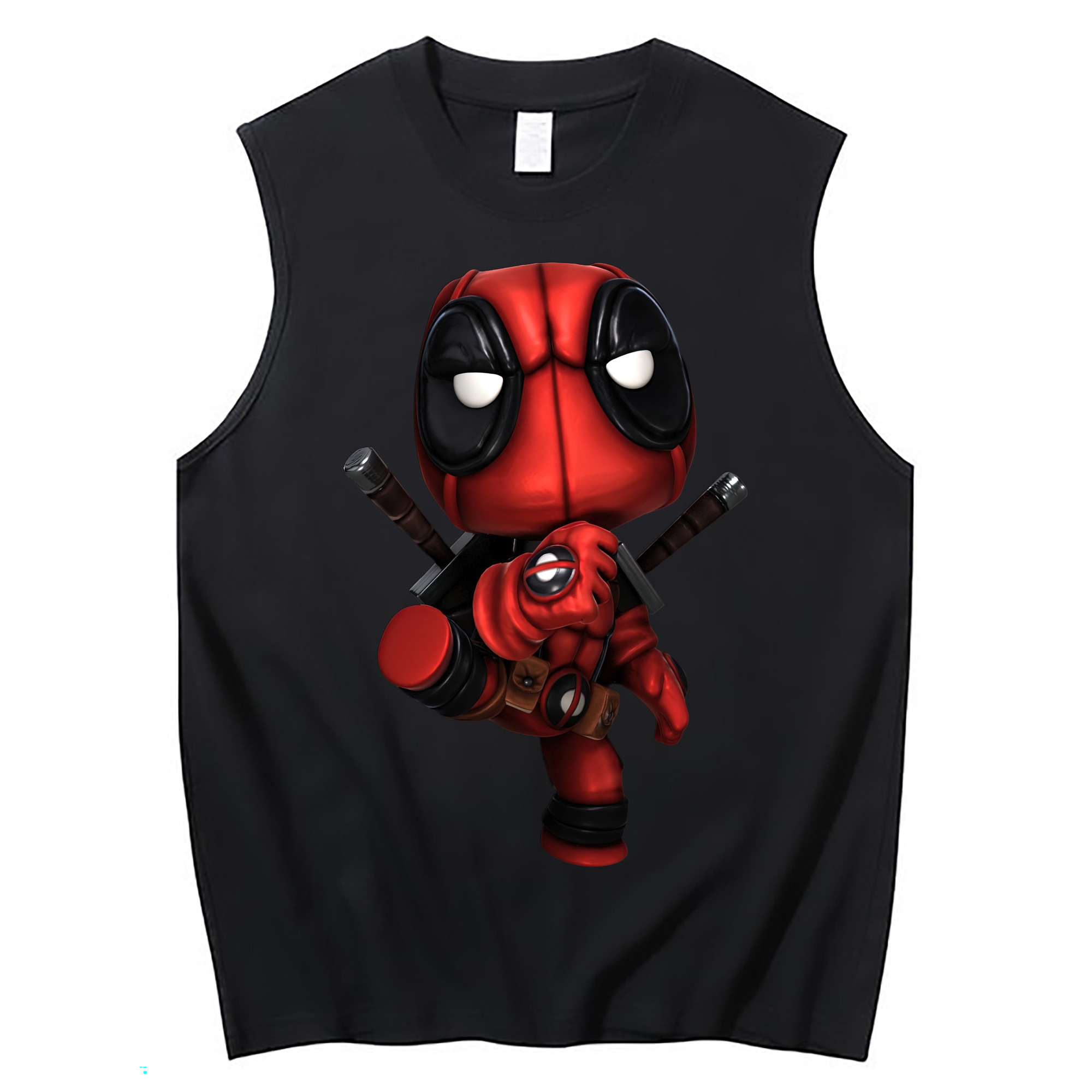 （画像用） Deadpool デッドプール コットン100％タンクトップ（フロントプリント）