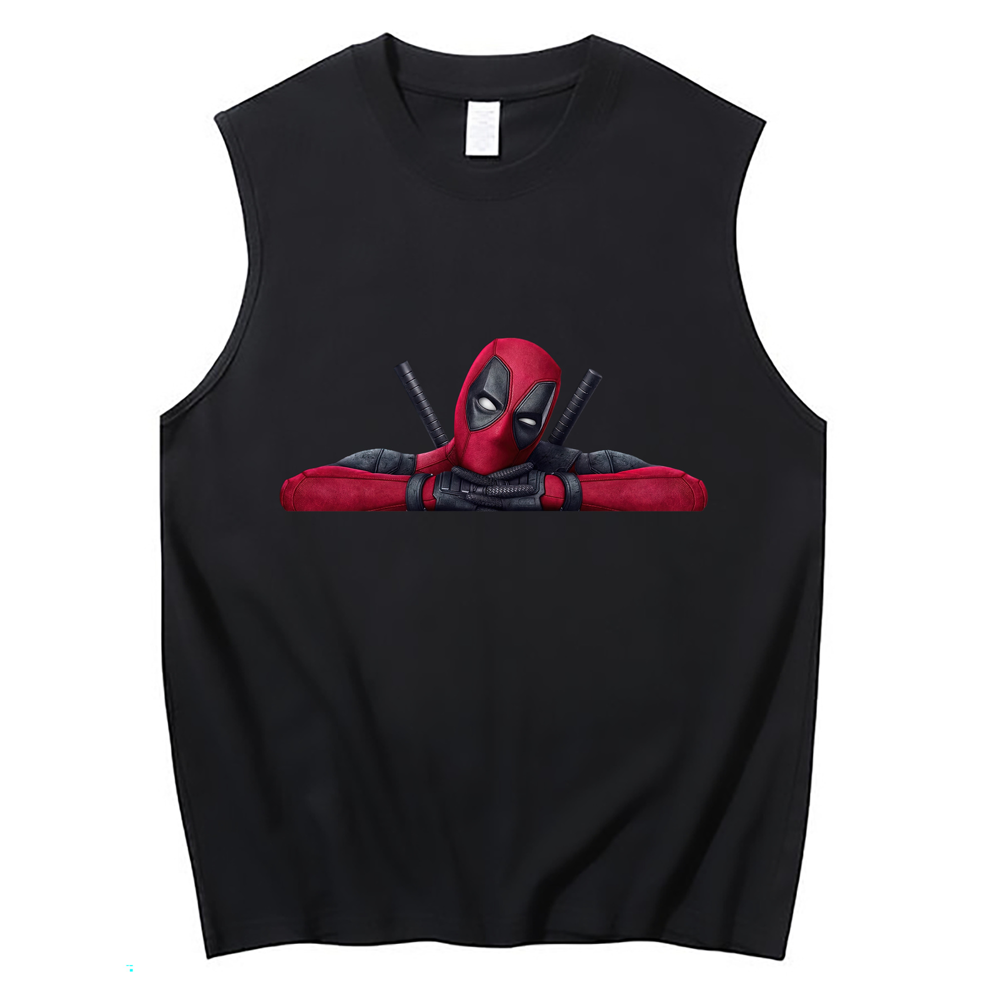 （画像用） Deadpool デッドプール コットン100％タンクトップ（フロントプリント）