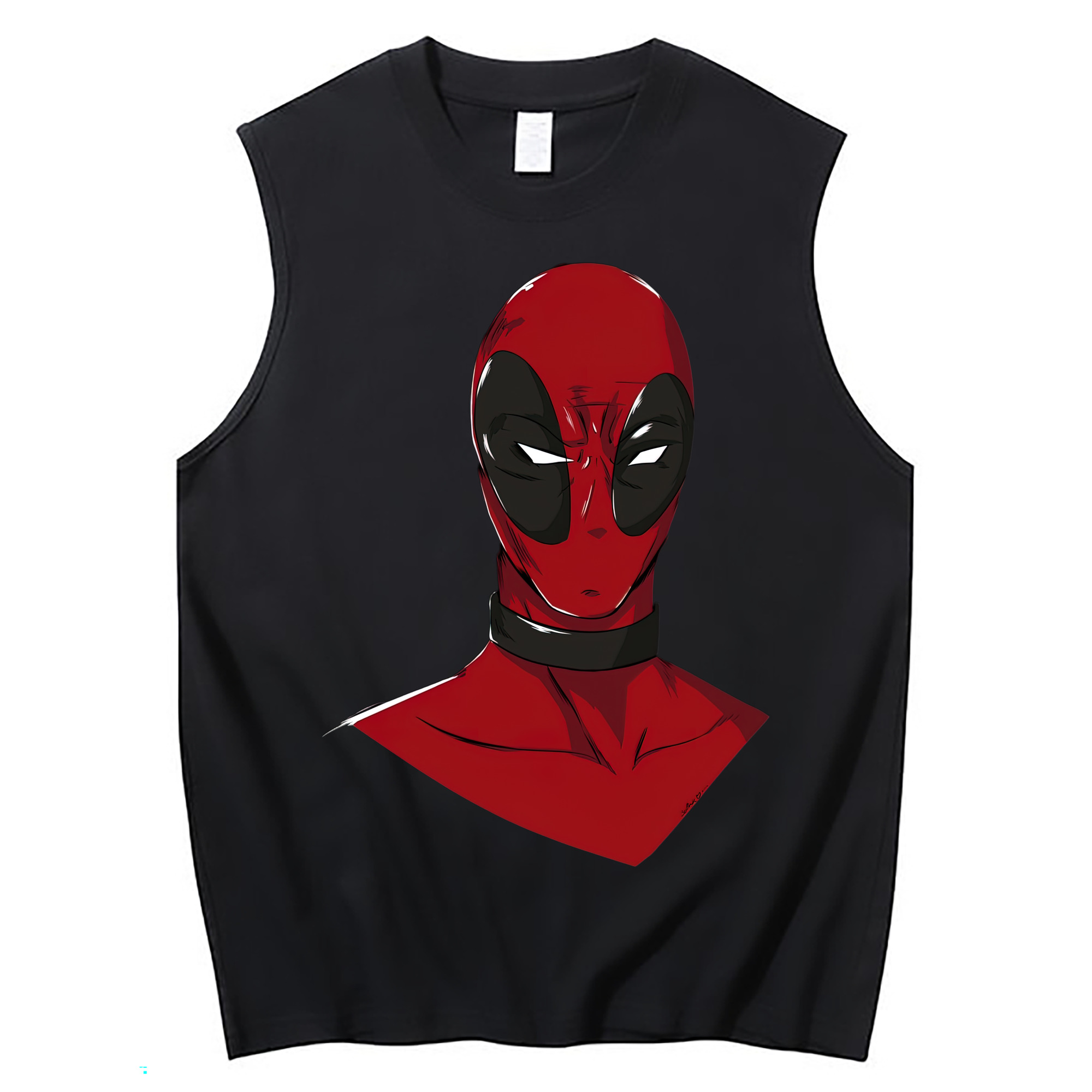 （画像用） Deadpool デッドプール コットン100％タンクトップ（フロントプリント）