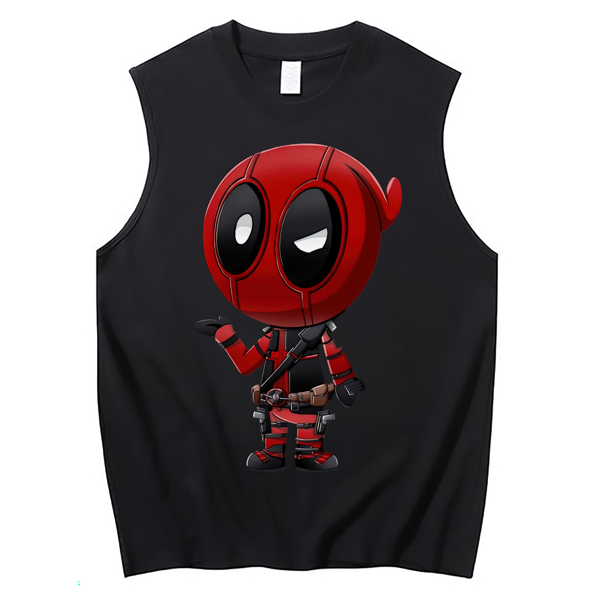 （画像用） Deadpool デッドプール コットン100％タンクトップ（フロントプリント）