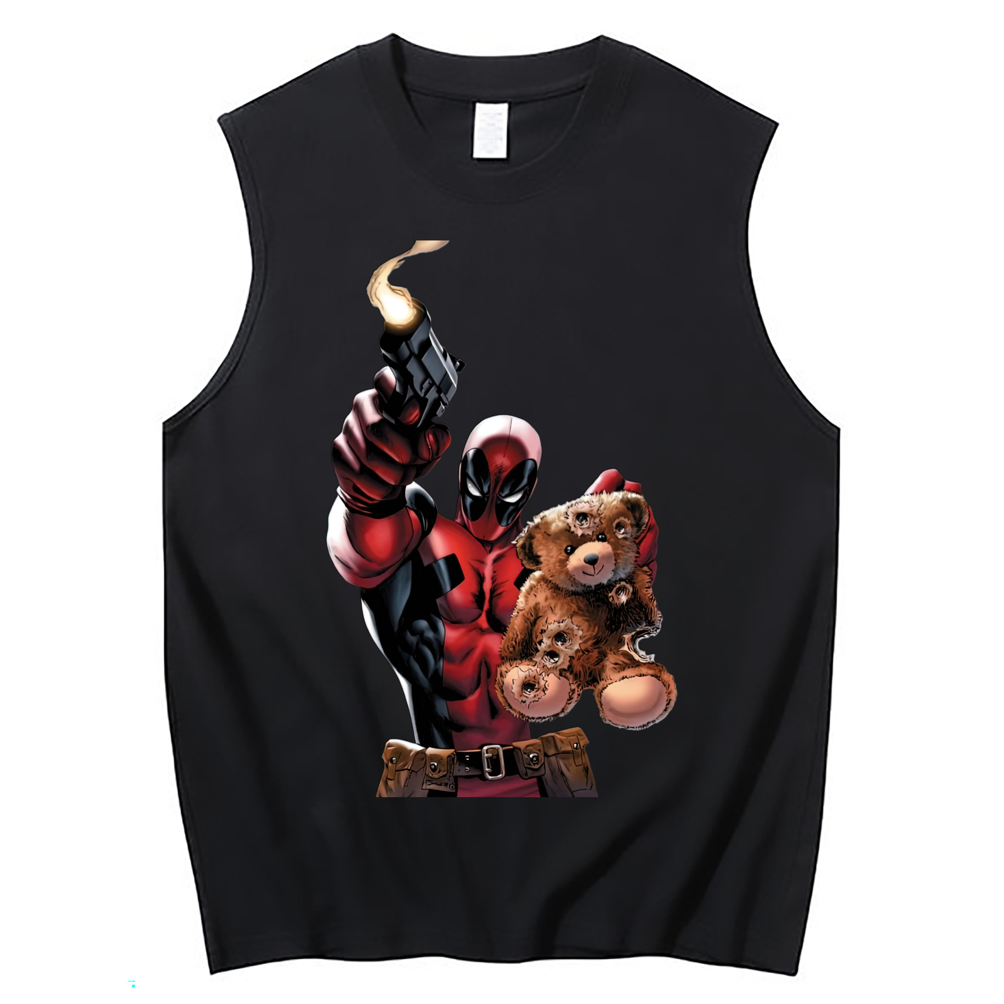 （画像用） Deadpool デッドプール コットン100％タンクトップ（フロントプリント）