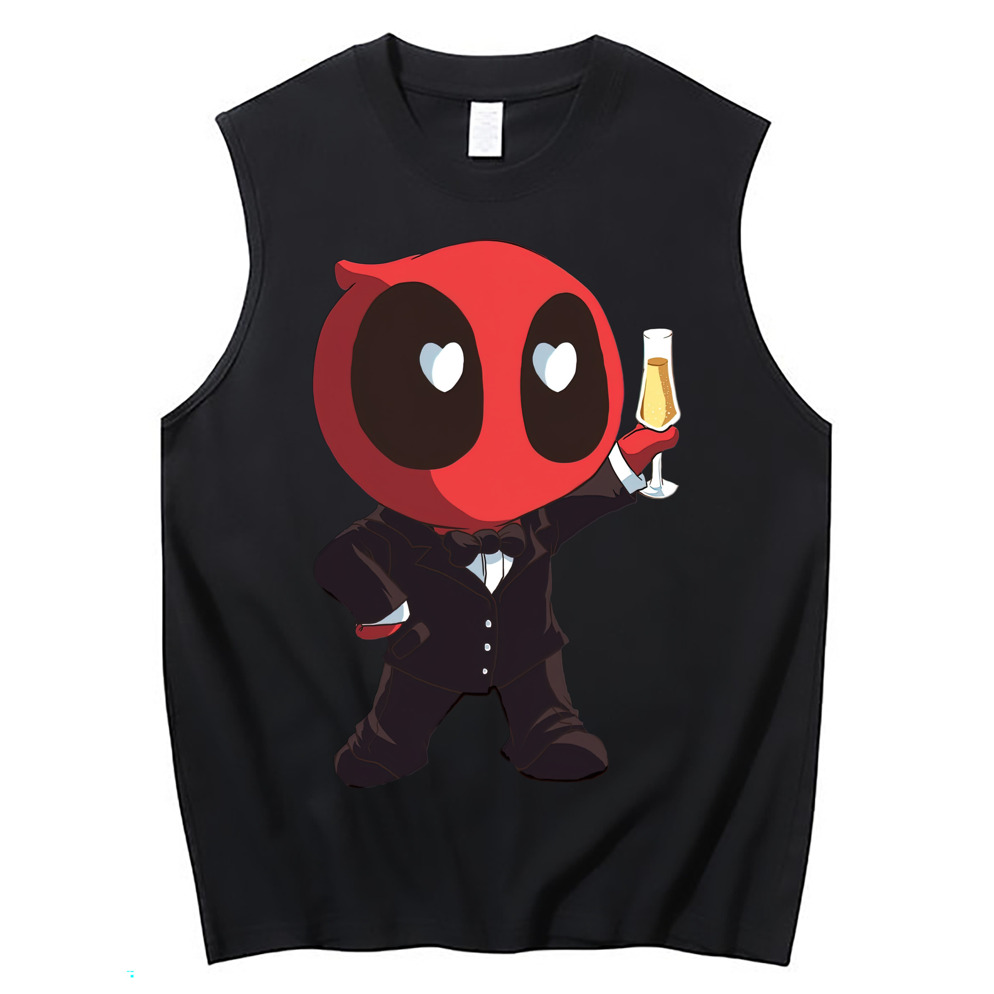（画像用） Deadpool デッドプール コットン100％タンクトップ（フロントプリント）