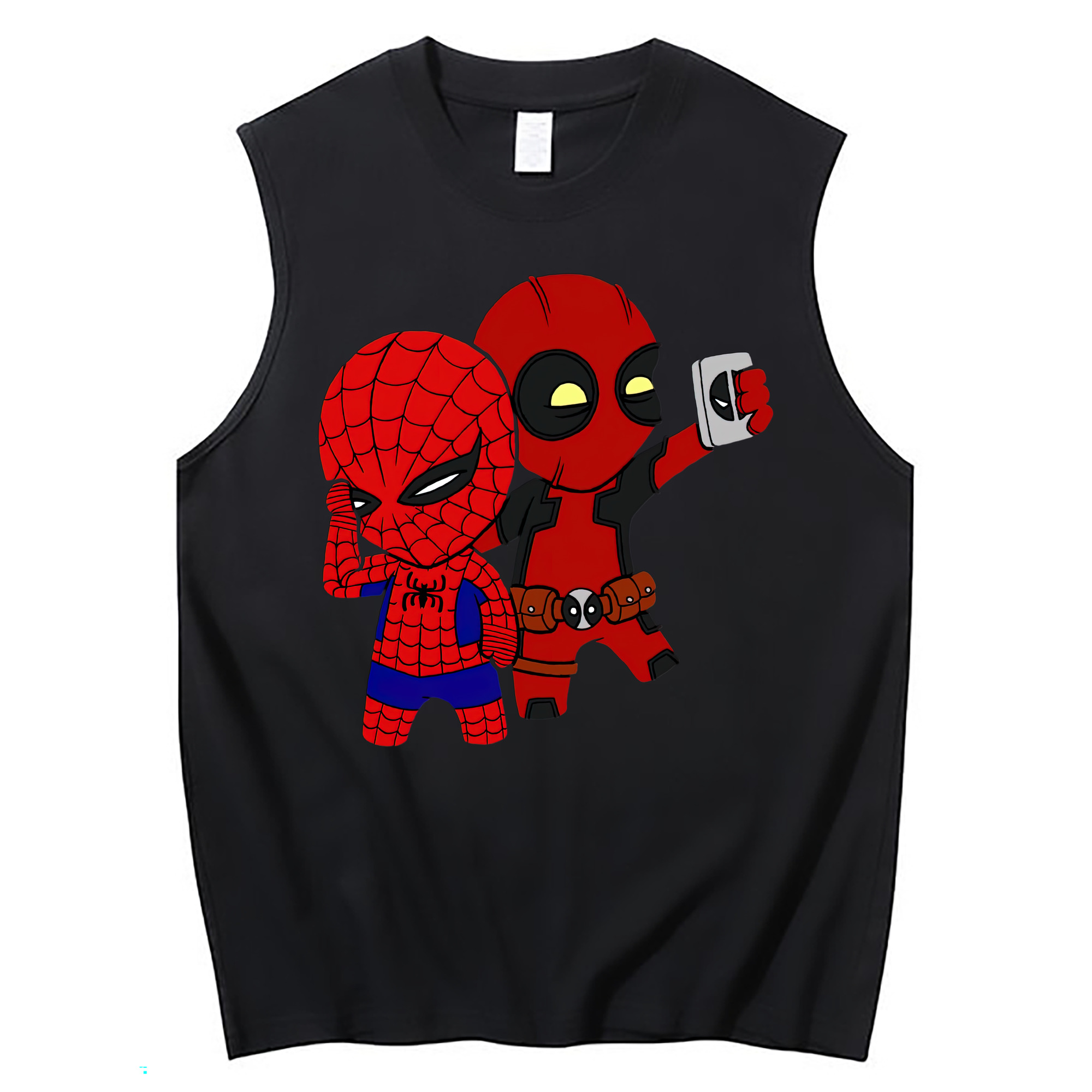 （画像用） Deadpool デッドプール コットン100％タンクトップ（フロントプリント）
