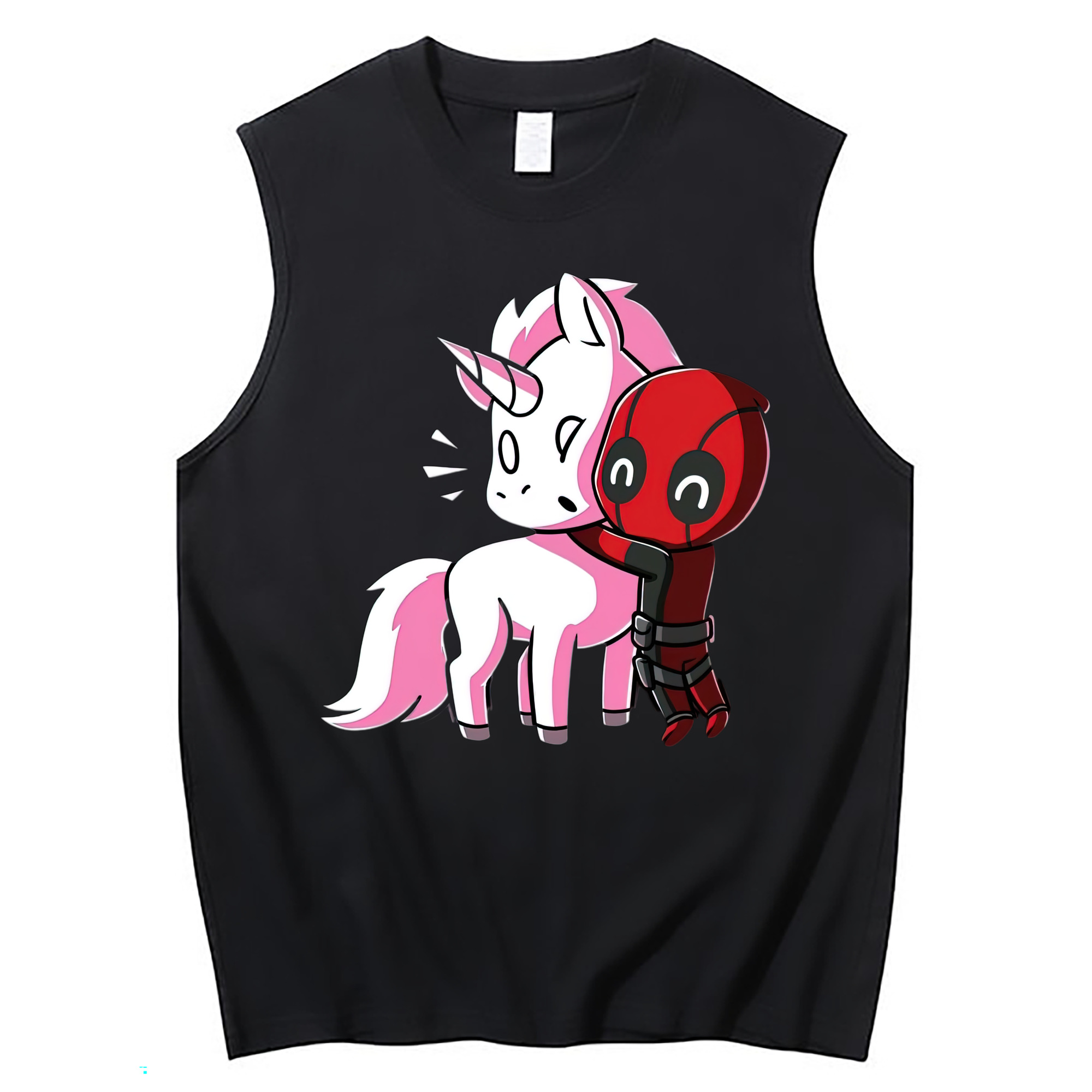 （画像用） Deadpool デッドプール コットン100％タンクトップ（フロントプリント）