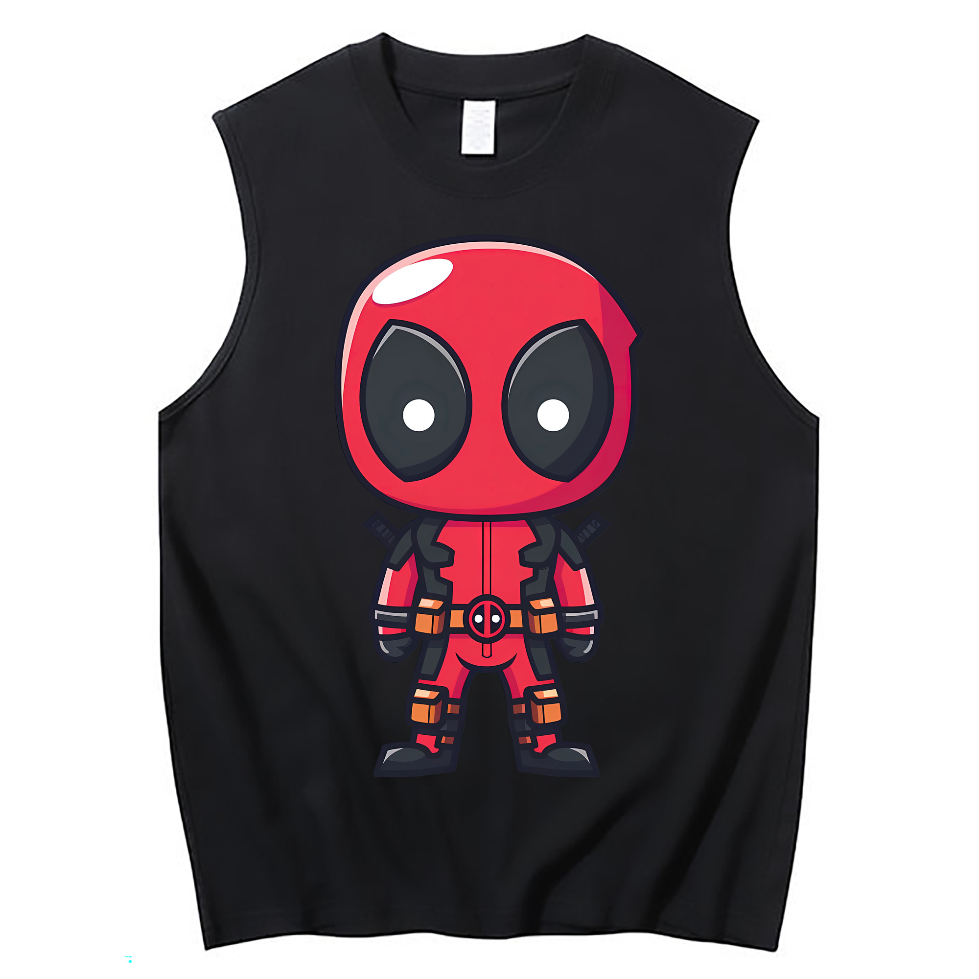 （画像用） Deadpool デッドプール コットン100％タンクトップ（フロントプリント）