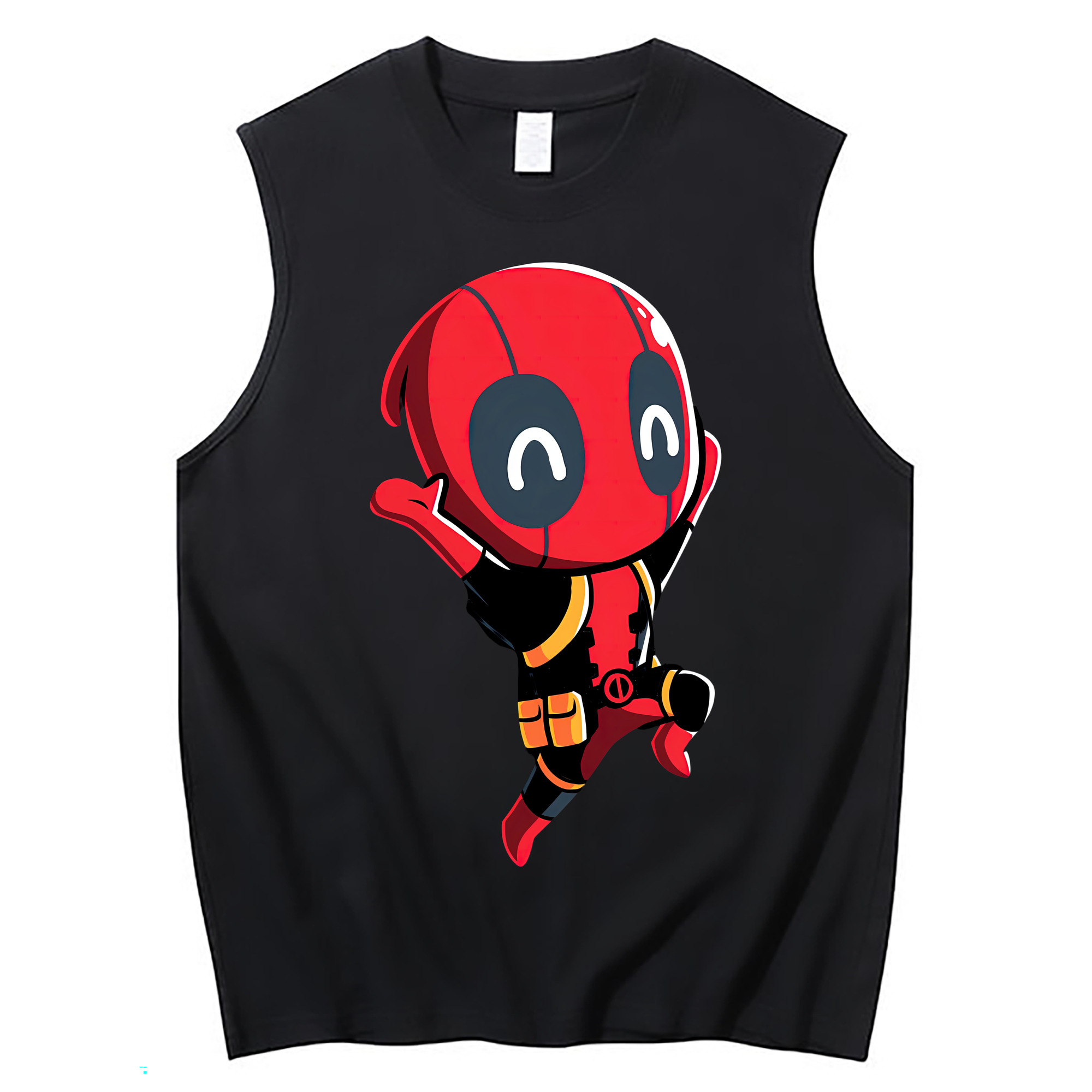 （画像用） Deadpool デッドプール コットン100％タンクトップ（フロントプリント）