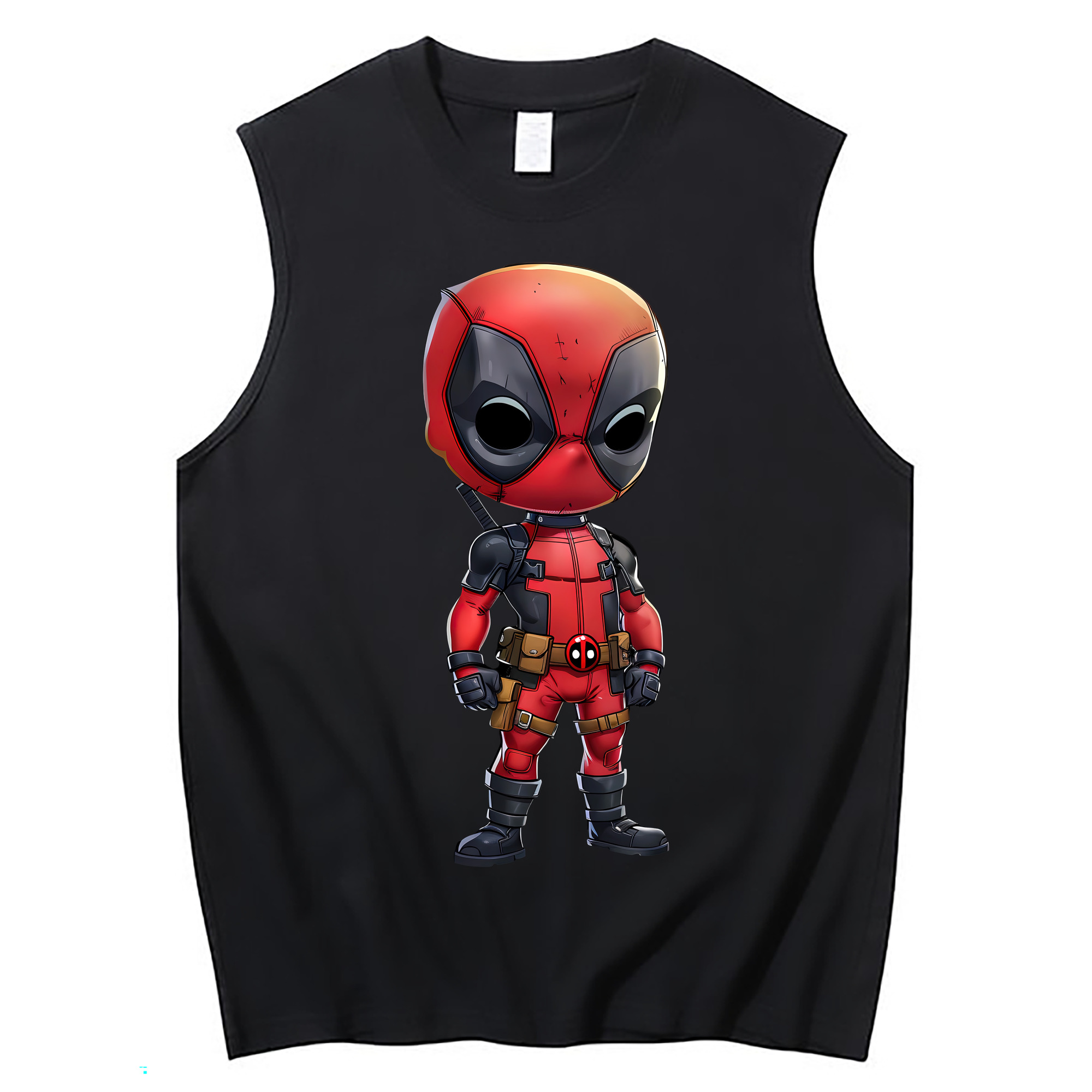 （画像用） Deadpool デッドプール コットン100％タンクトップ（フロントプリント）