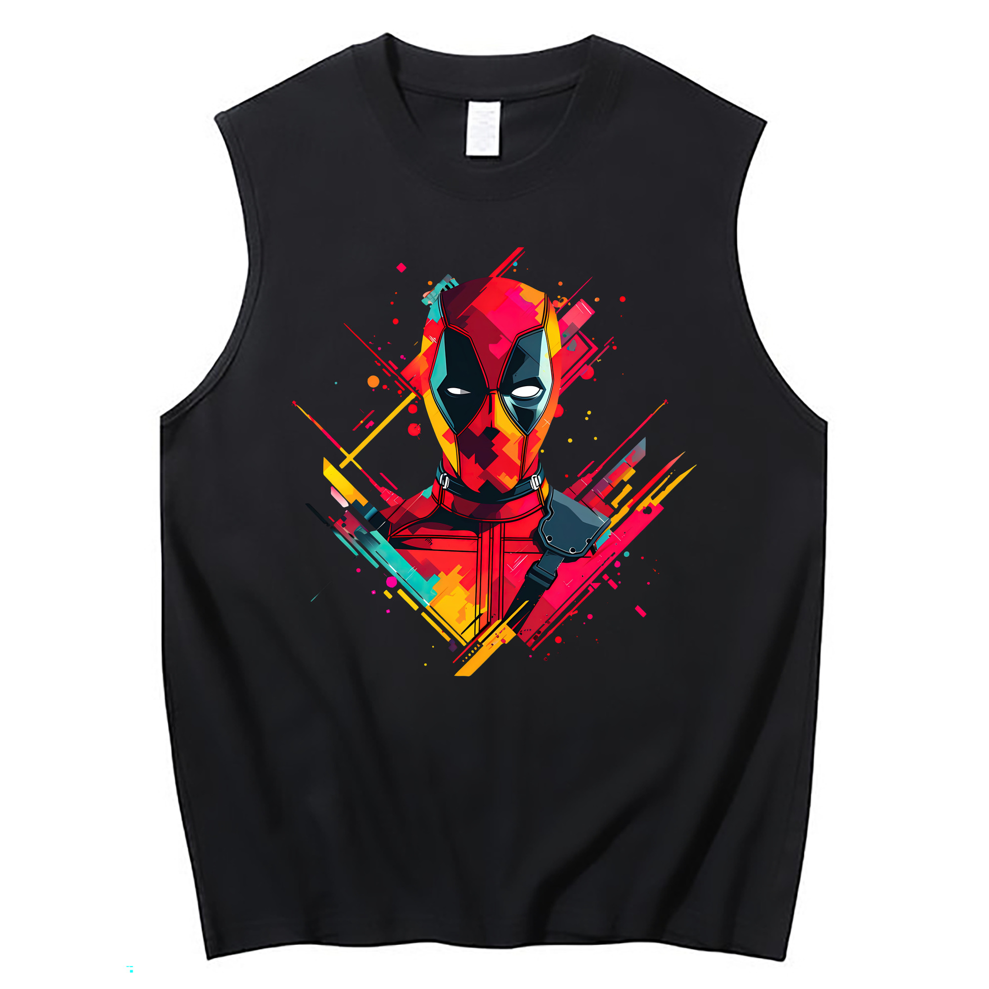 （画像用） Deadpool デッドプール コットン100％タンクトップ（フロントプリント）