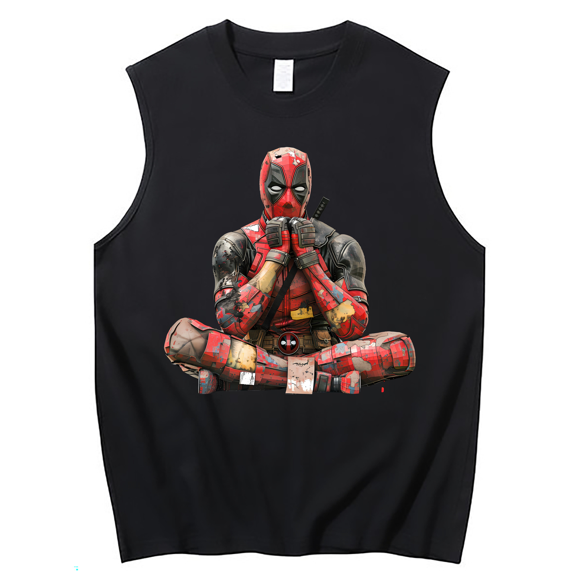 （画像用） Deadpool デッドプール コットン100％タンクトップ（フロントプリント）