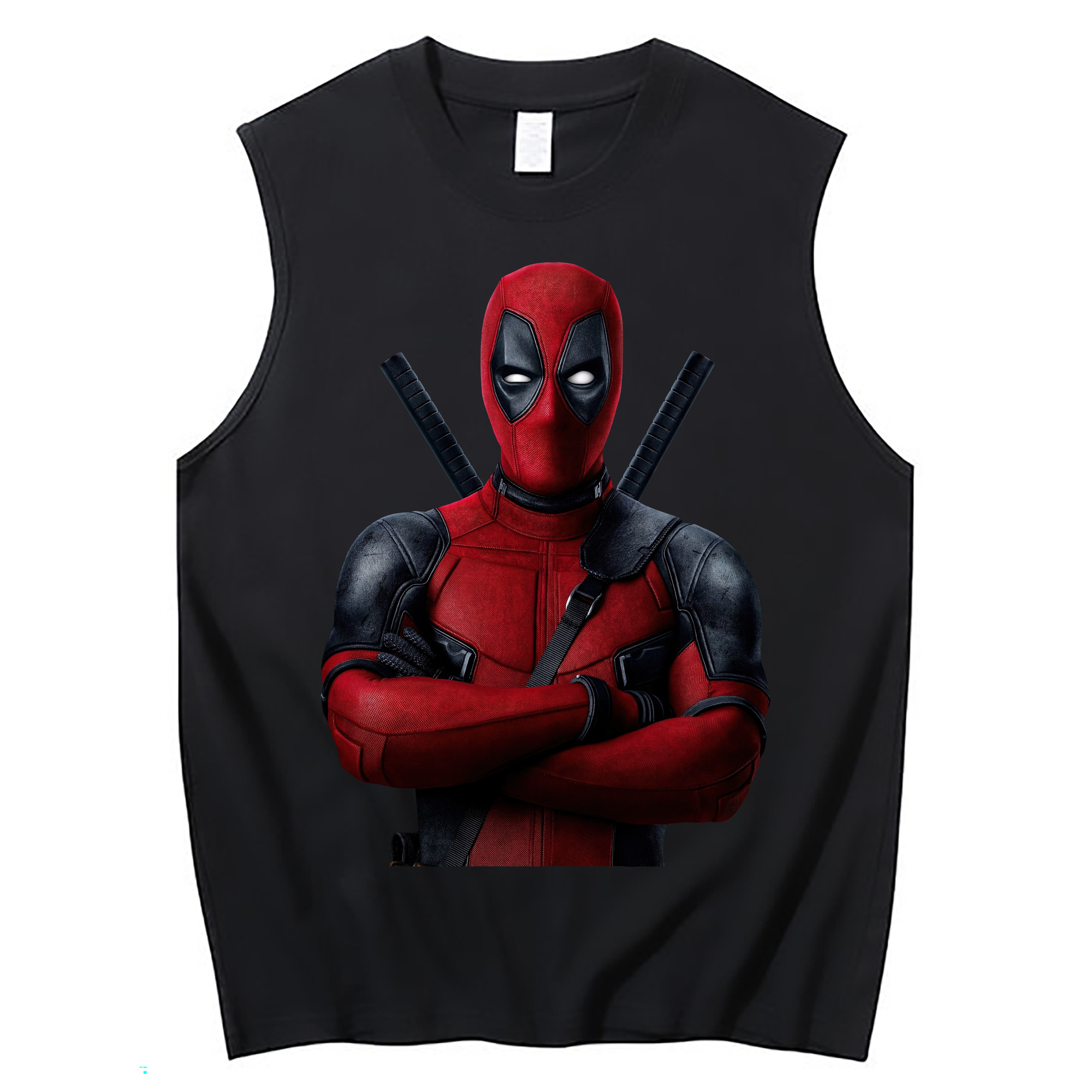 （画像用） Deadpool デッドプール コットン100％タンクトップ（フロントプリント）