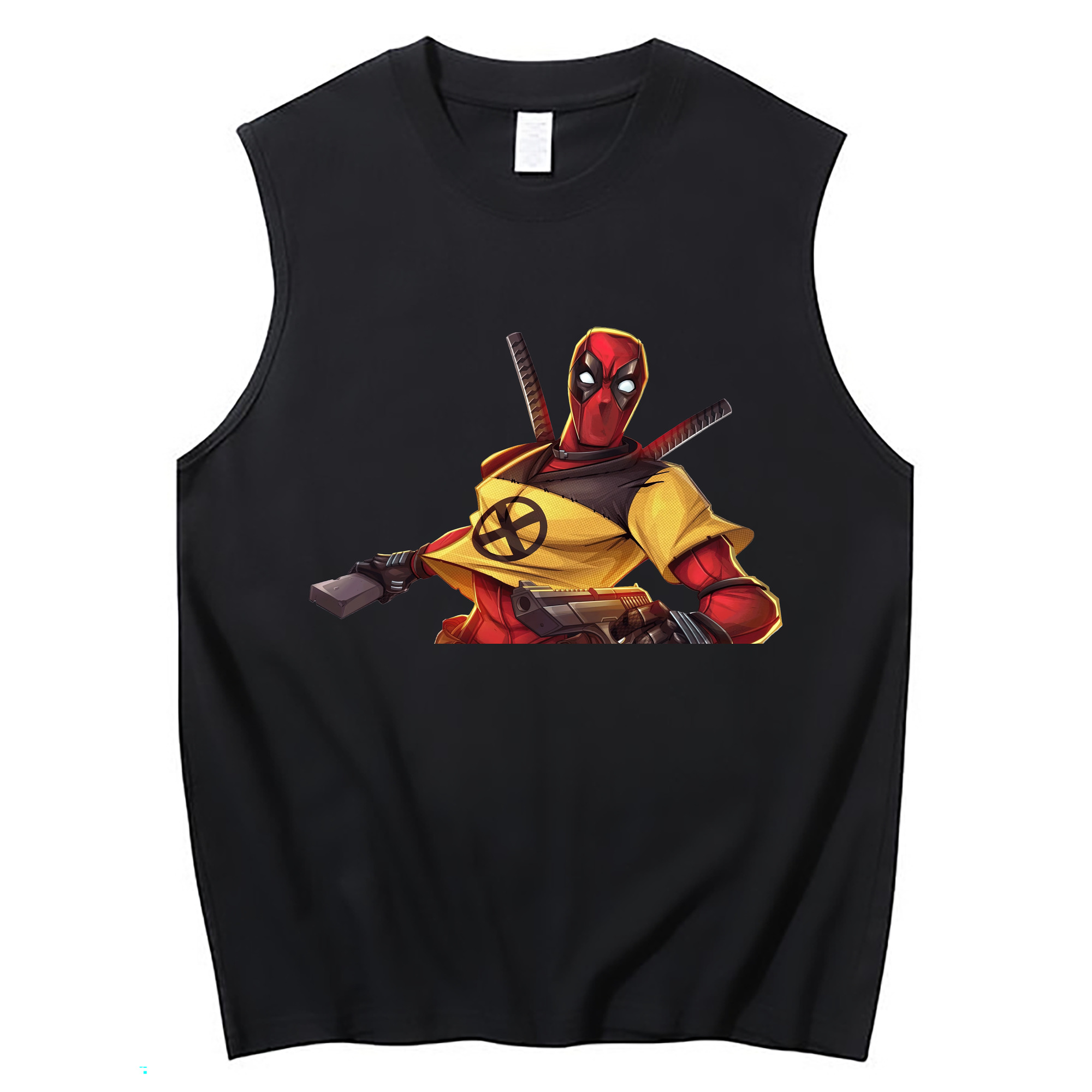（画像用） Deadpool デッドプール コットン100％タンクトップ（フロントプリント）