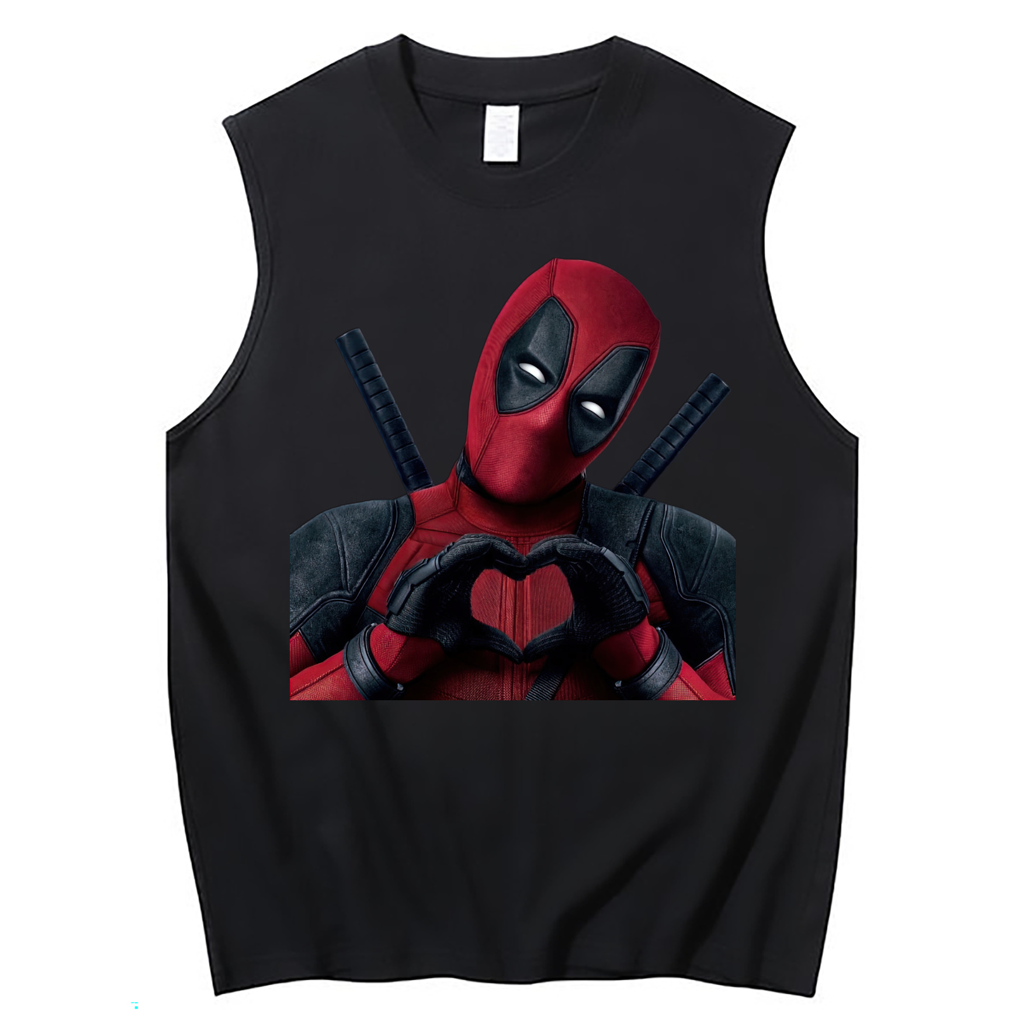 （画像用） Deadpool デッドプール コットン100％タンクトップ（フロントプリント）