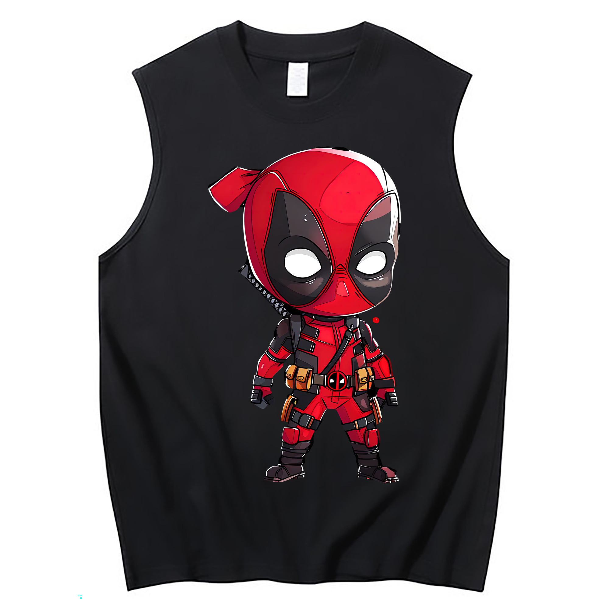 （画像用） Deadpool デッドプール コットン100％タンクトップ（フロントプリント）