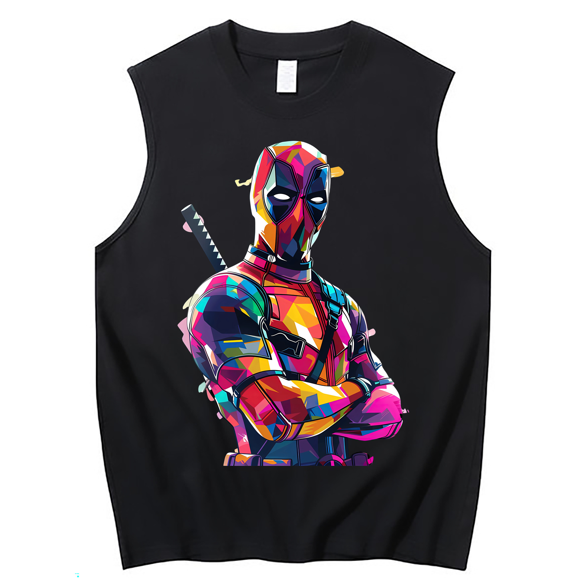 （画像用） Deadpool デッドプール コットン100％タンクトップ（フロントプリント）