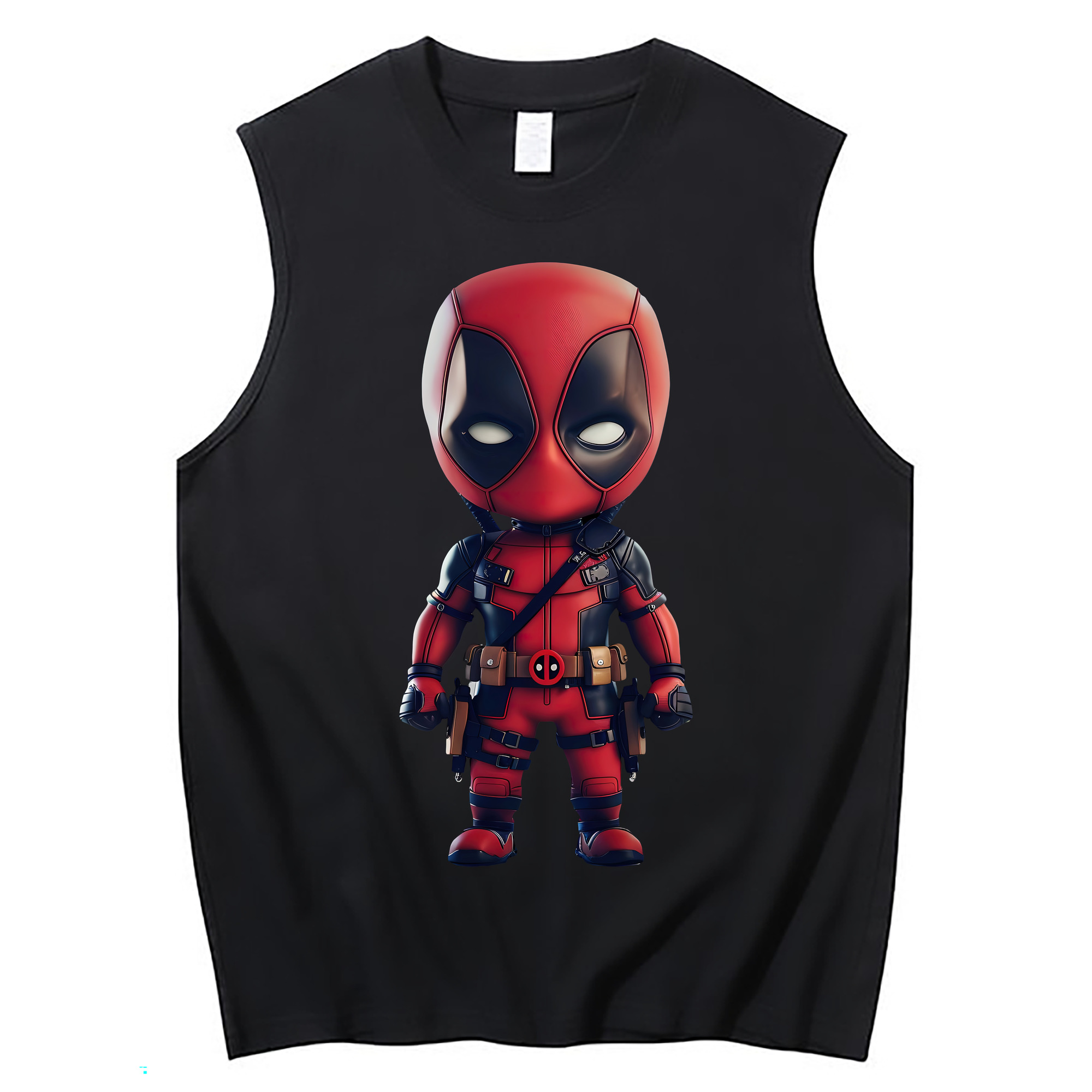 （画像用） Deadpool デッドプール コットン100％タンクトップ（フロントプリント）