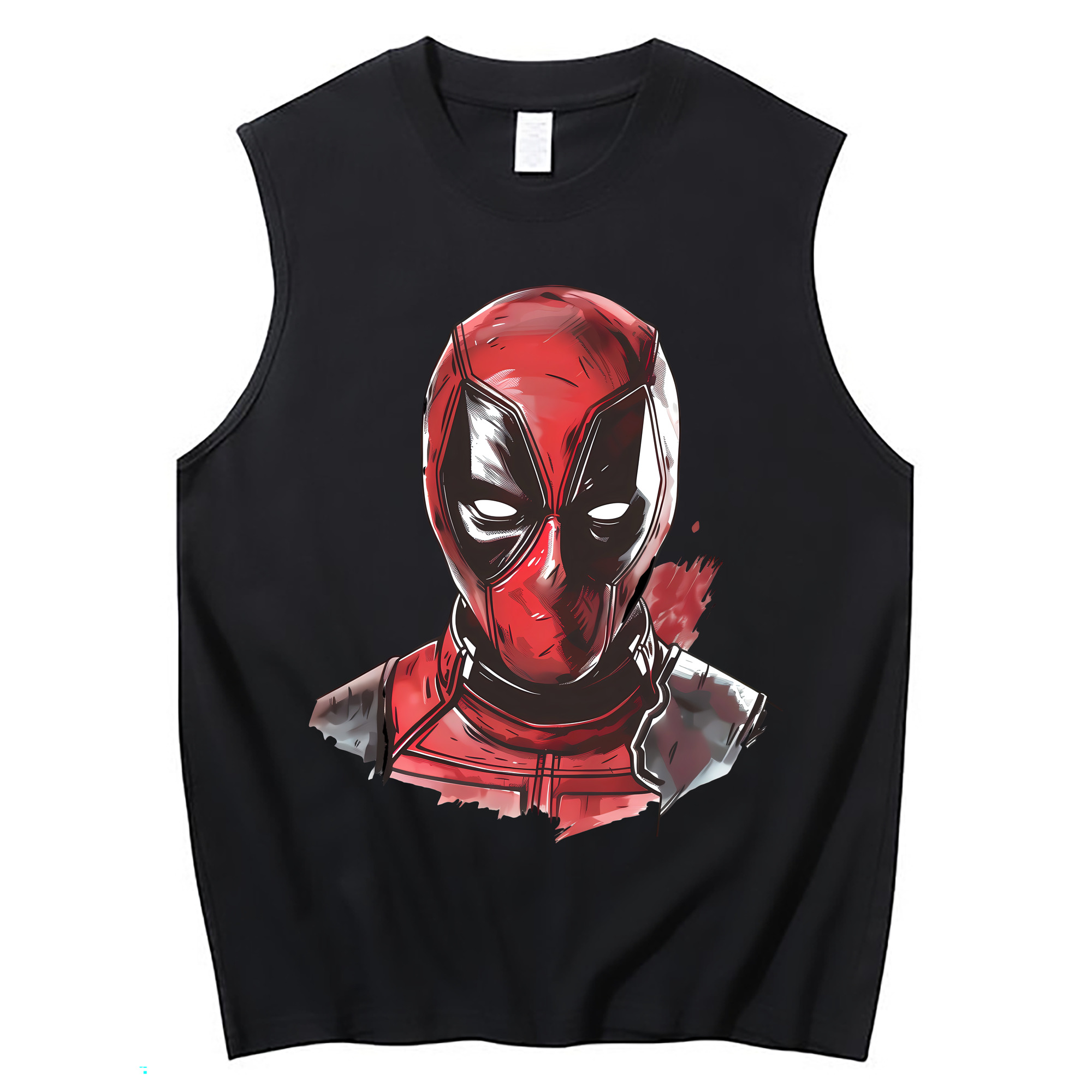 （画像用） Deadpool デッドプール コットン100％タンクトップ（フロントプリント）