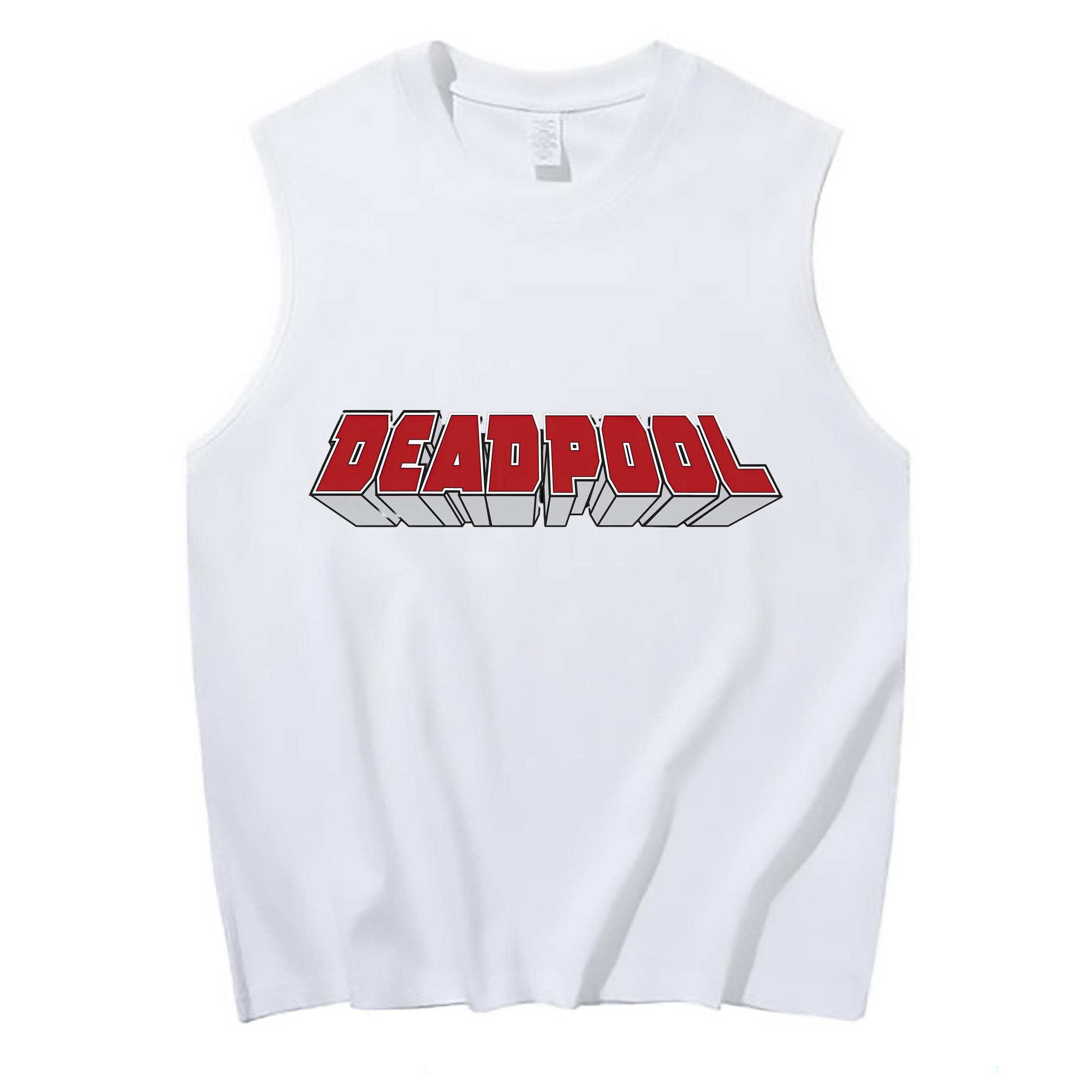 （画像用） Deadpool デッドプール コットン100％タンクトップ（フロントプリント）