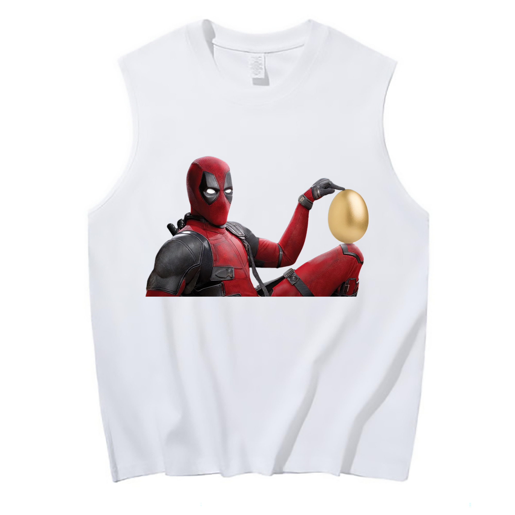 （画像用） Deadpool デッドプール コットン100％タンクトップ（フロントプリント）