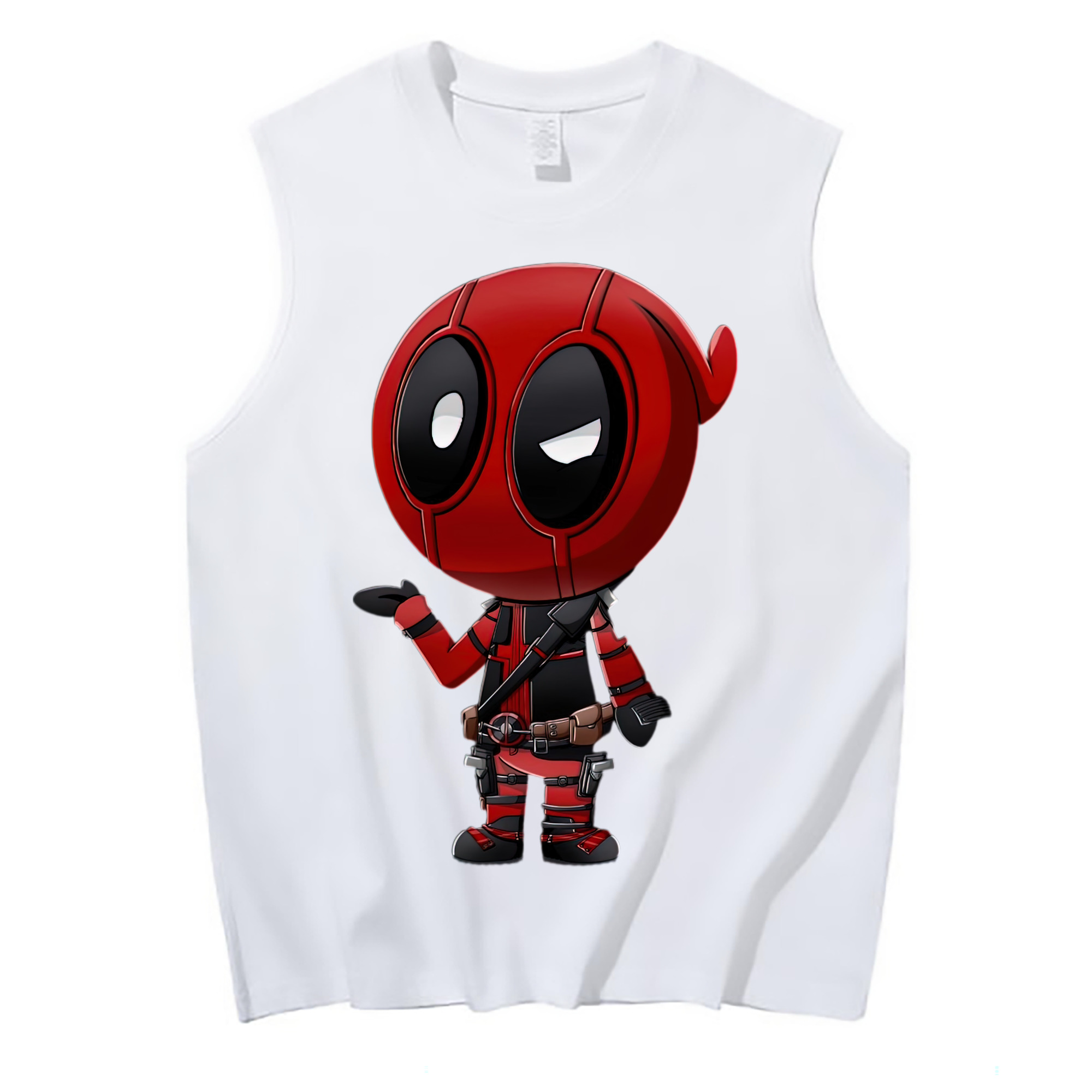 （画像用） Deadpool デッドプール コットン100％タンクトップ（フロントプリント）