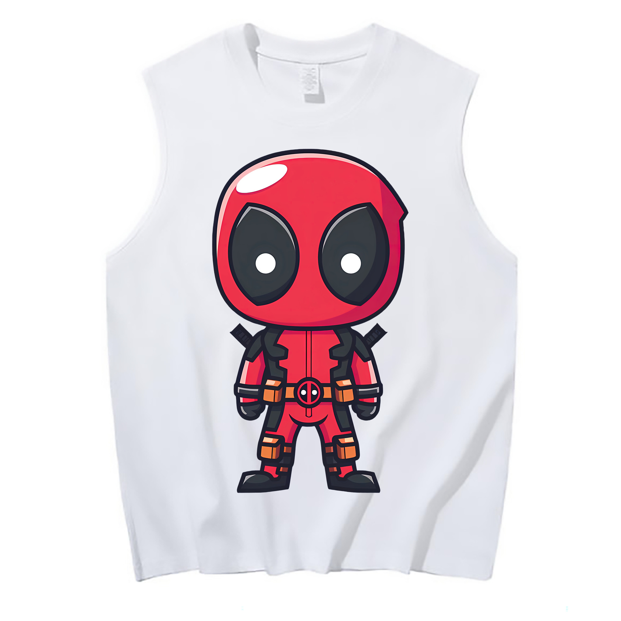 （画像用） Deadpool デッドプール コットン100％タンクトップ（フロントプリント）