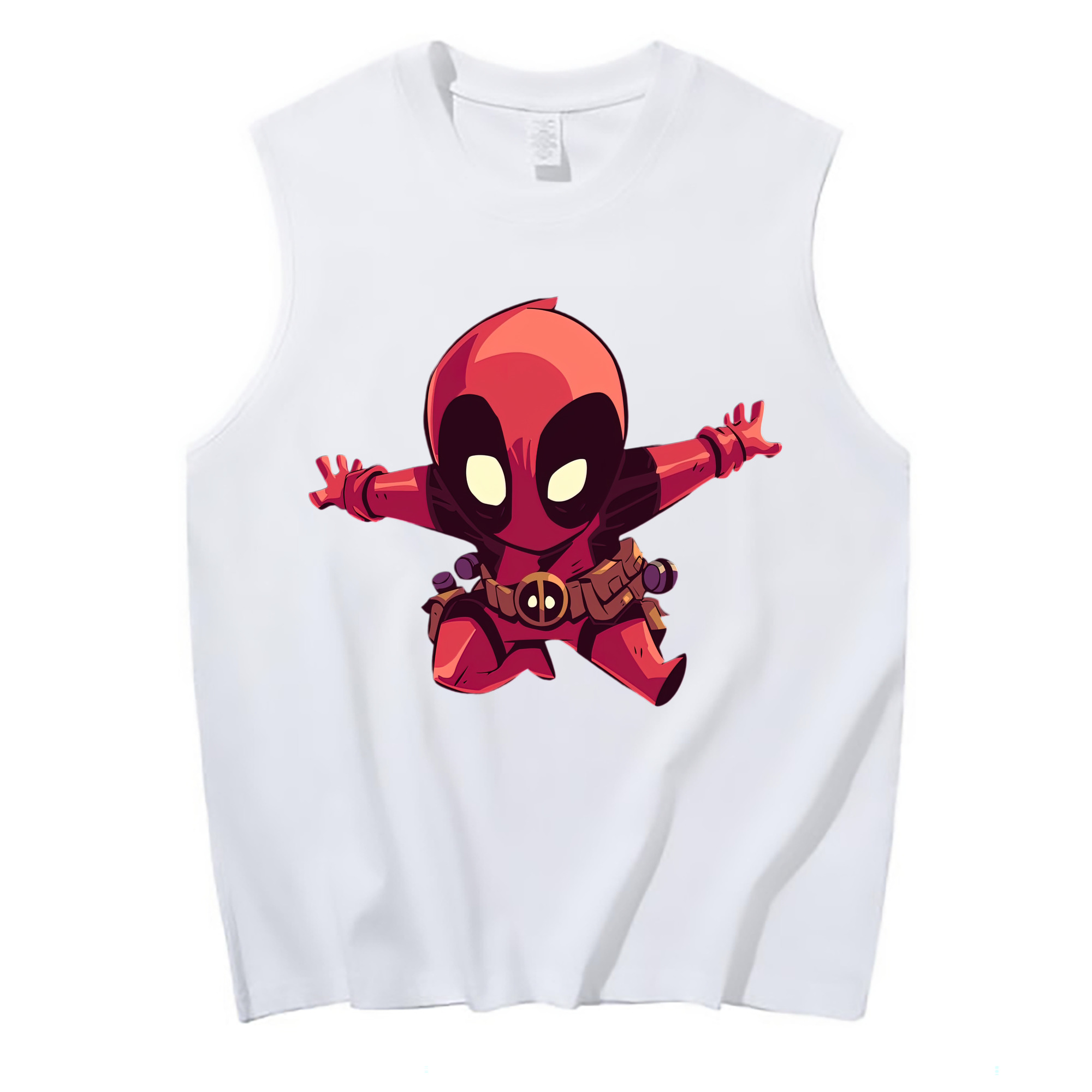 （画像用） Deadpool デッドプール コットン100％タンクトップ（フロントプリント）