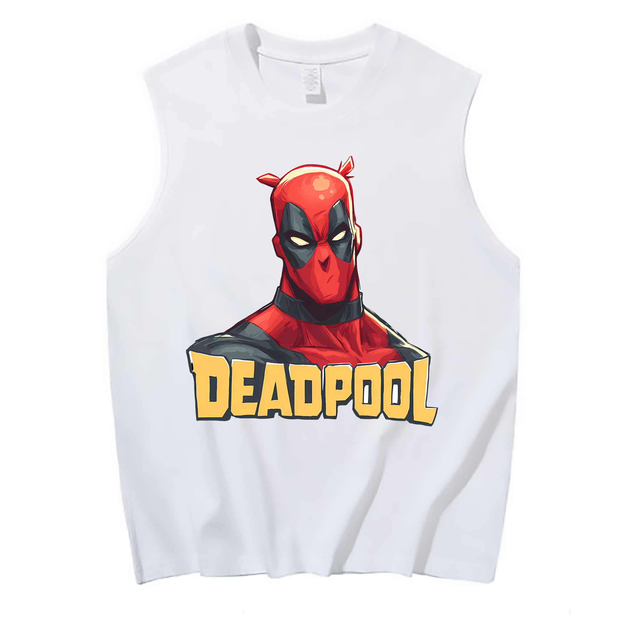 （画像用） Deadpool デッドプール コットン100％タンクトップ（フロントプリント）