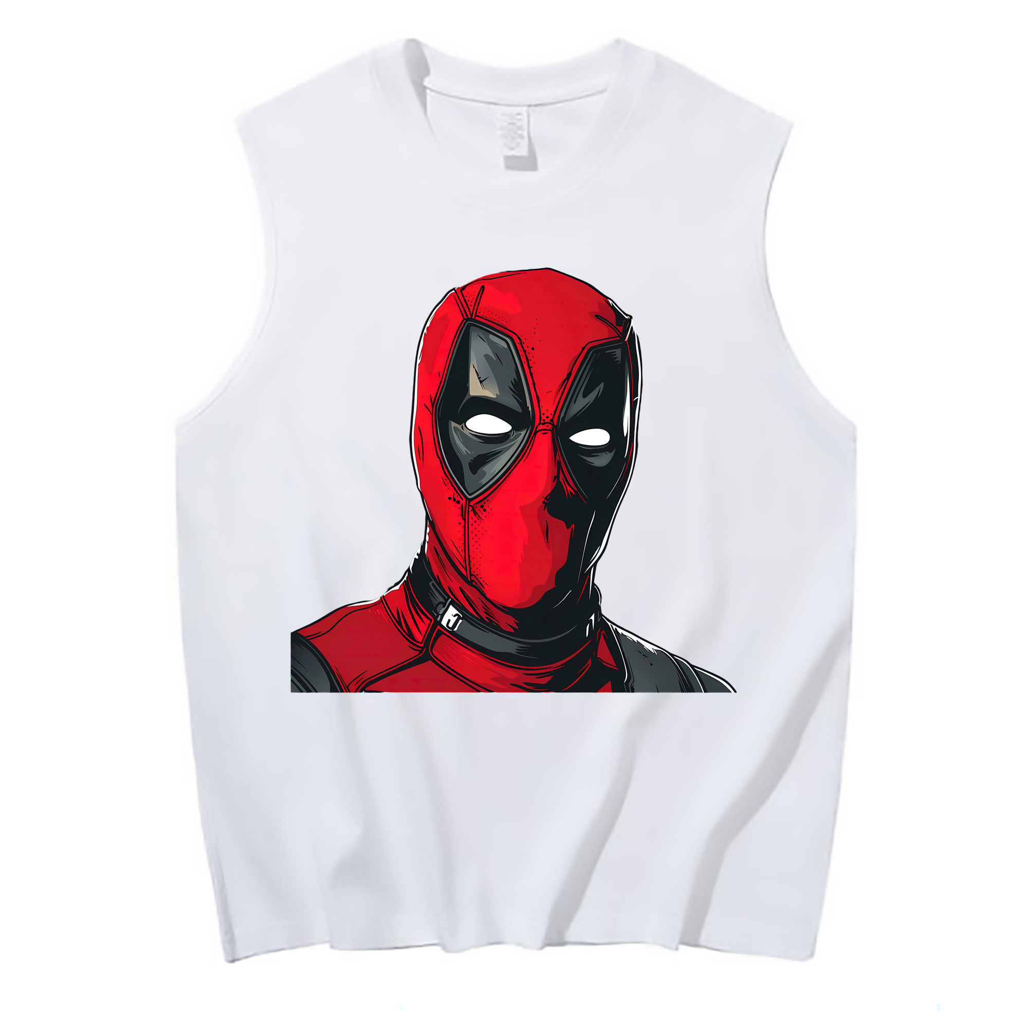 （画像用） Deadpool デッドプール コットン100％タンクトップ（フロントプリント）