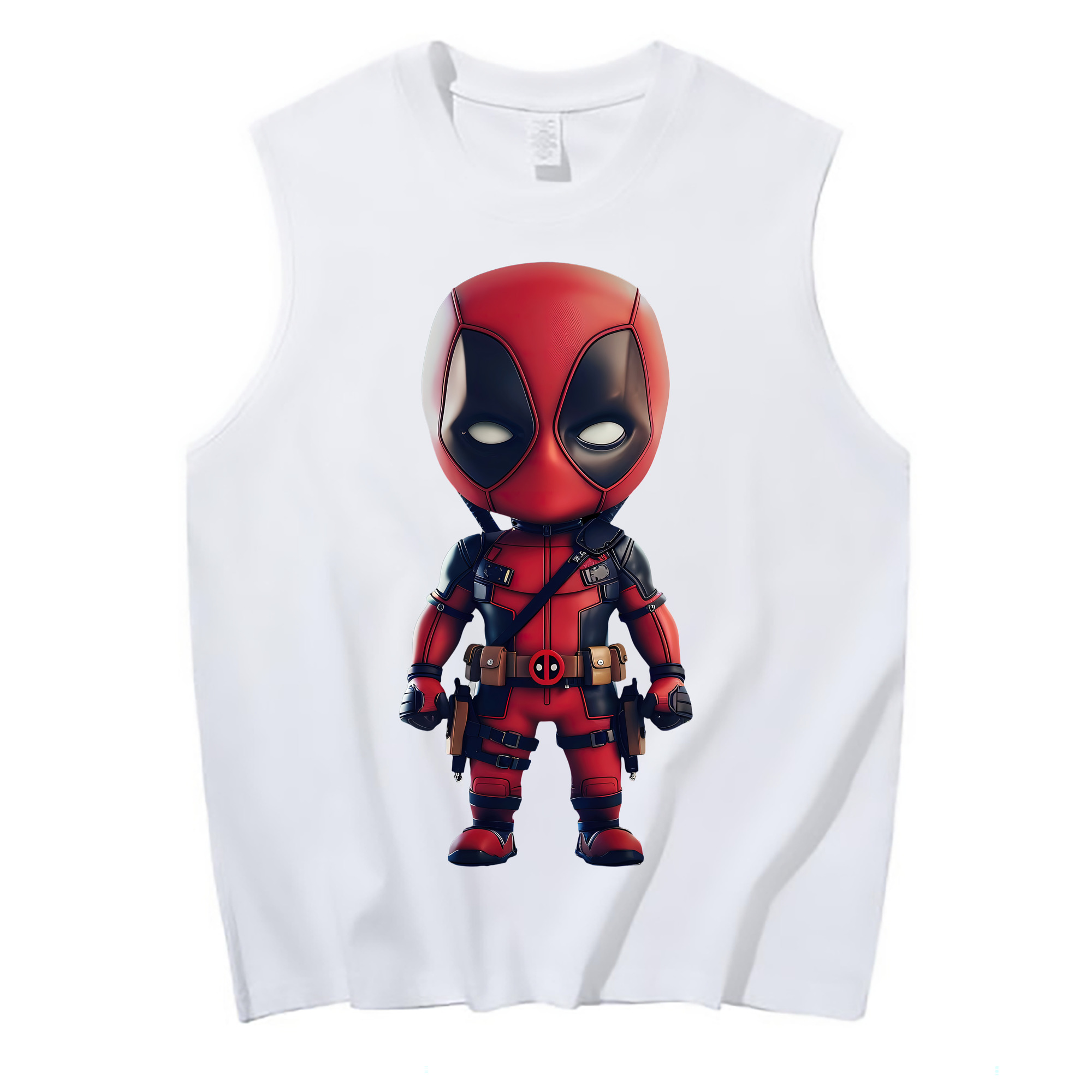（画像用） Deadpool デッドプール コットン100％タンクトップ（フロントプリント）