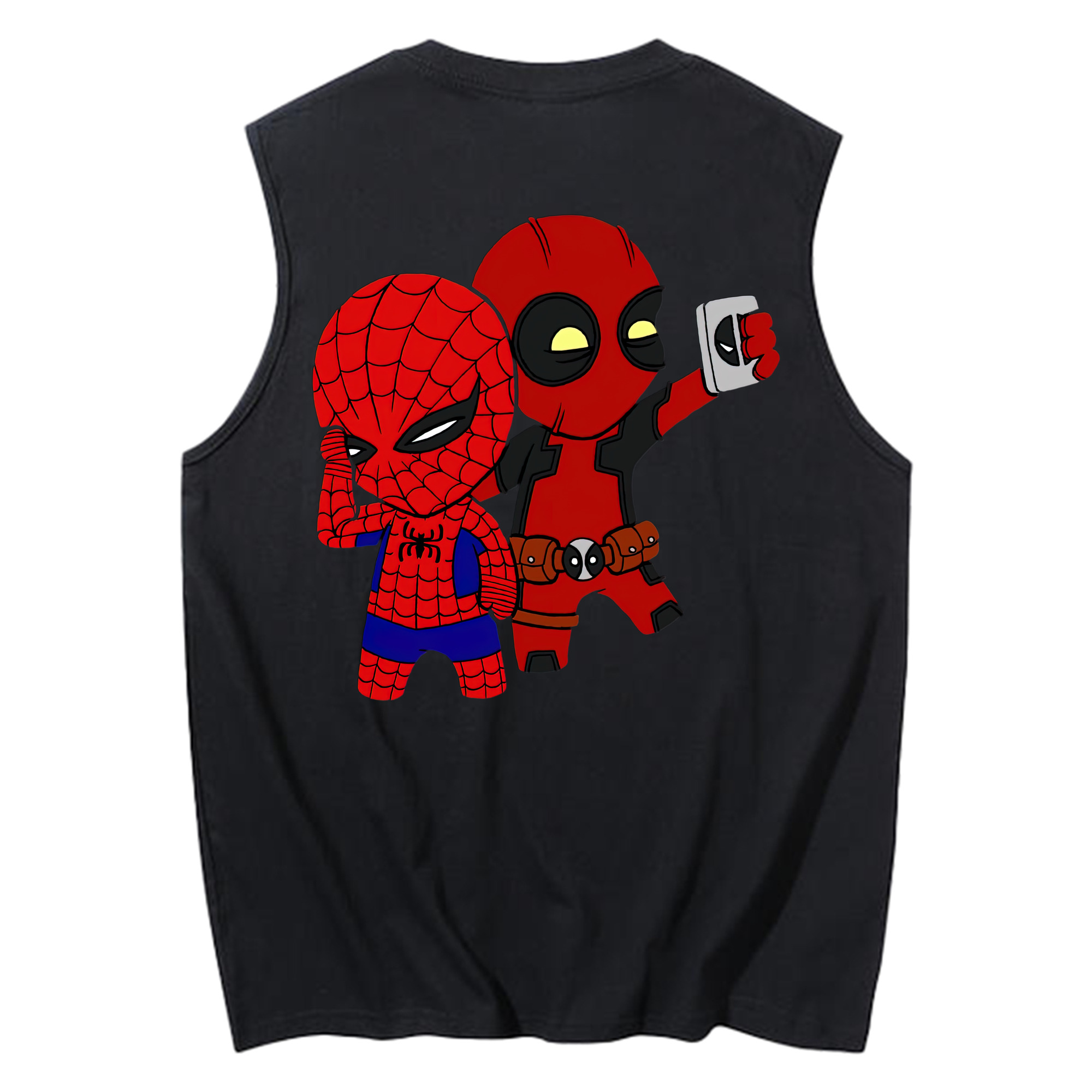 （画像用） Deadpool デッドプール コットン100％タンクトップ（背面プリント）