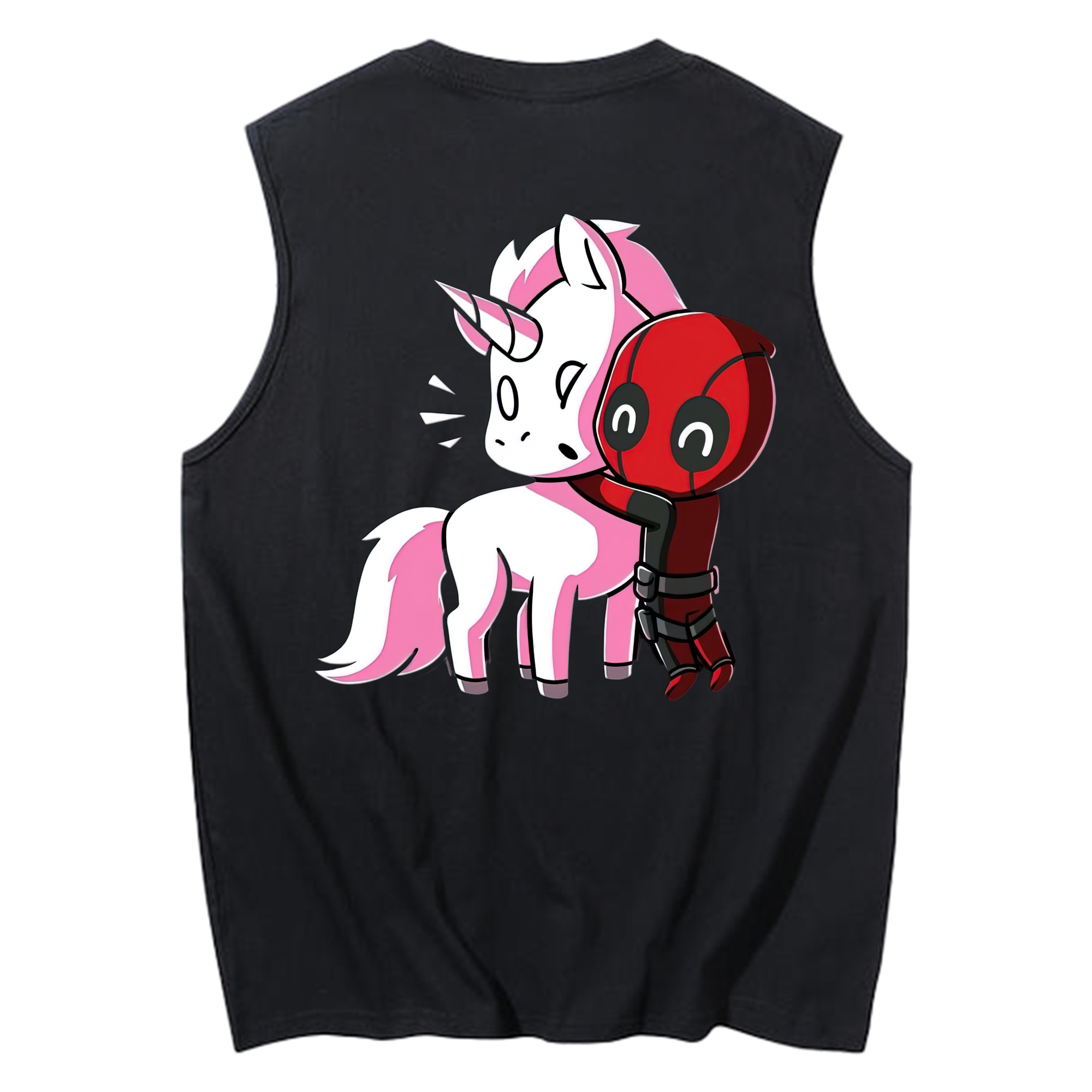 （画像用） Deadpool デッドプール コットン100％タンクトップ（背面プリント）