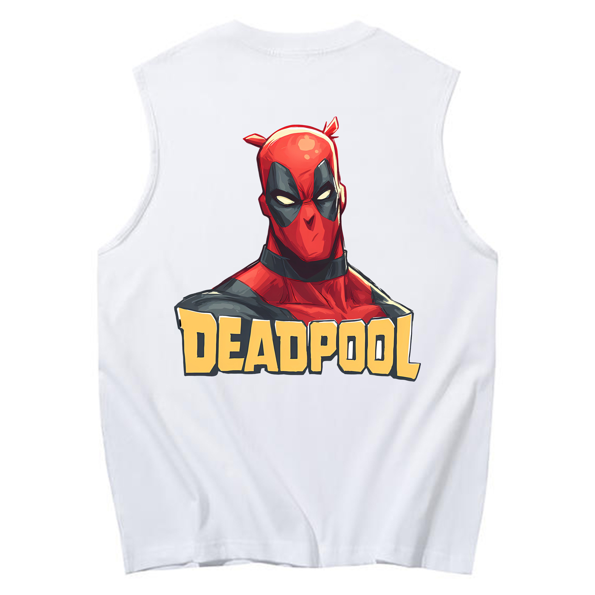 （画像用） Deadpool デッドプール コットン100％タンクトップ（背面プリント）
