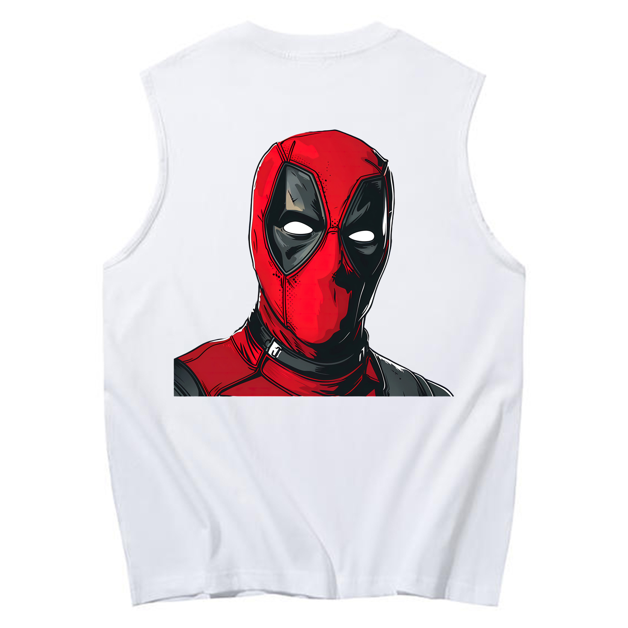 （画像用） Deadpool デッドプール コットン100％タンクトップ（背面プリント）