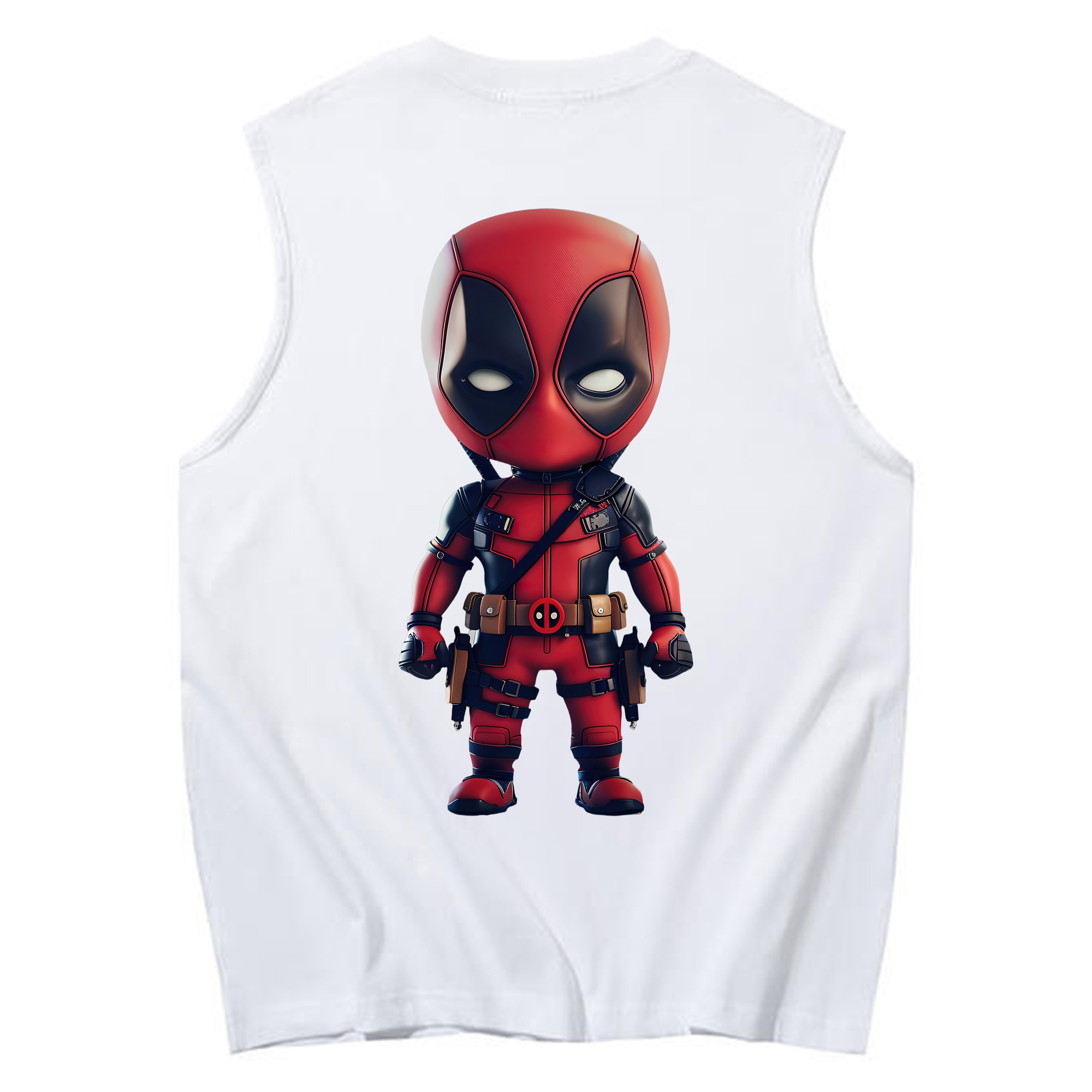 （画像用） Deadpool デッドプール コットン100％タンクトップ（背面プリント）