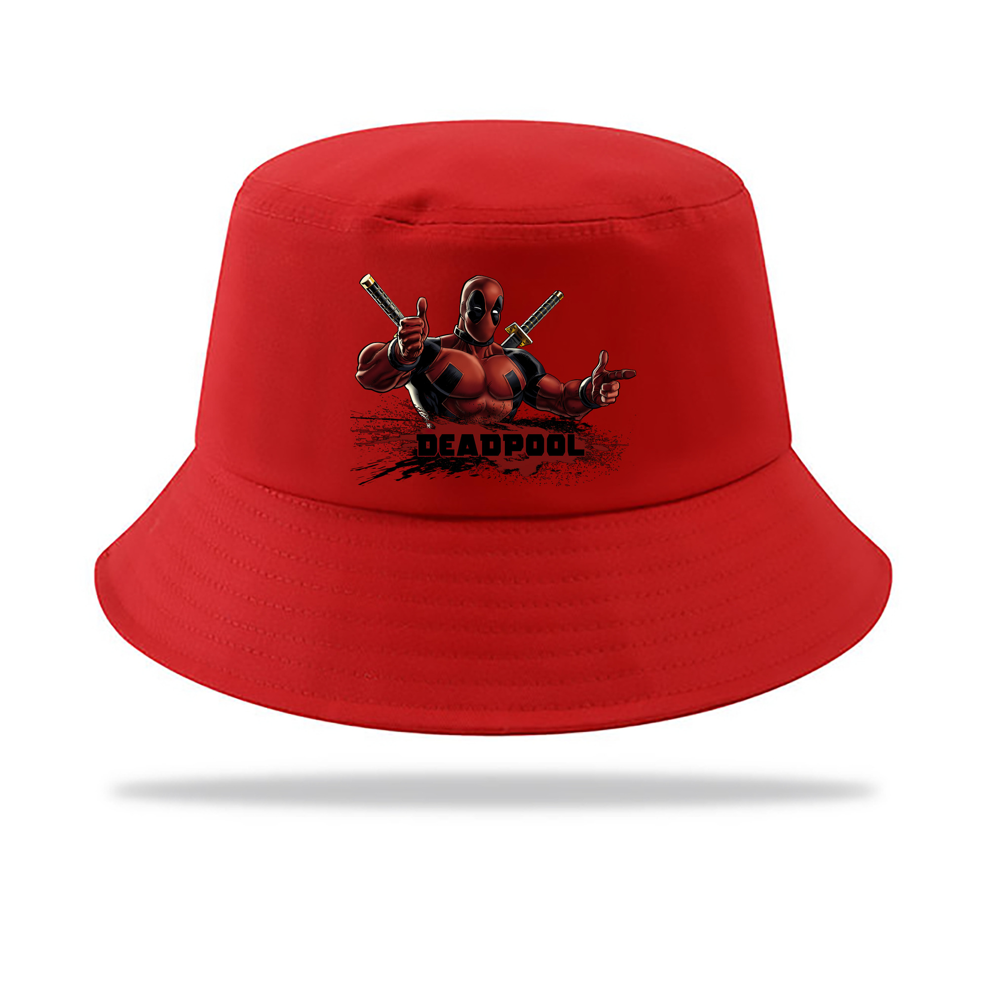 （画像用） Deadpool デッドプール アウトドア日除けバケットハット