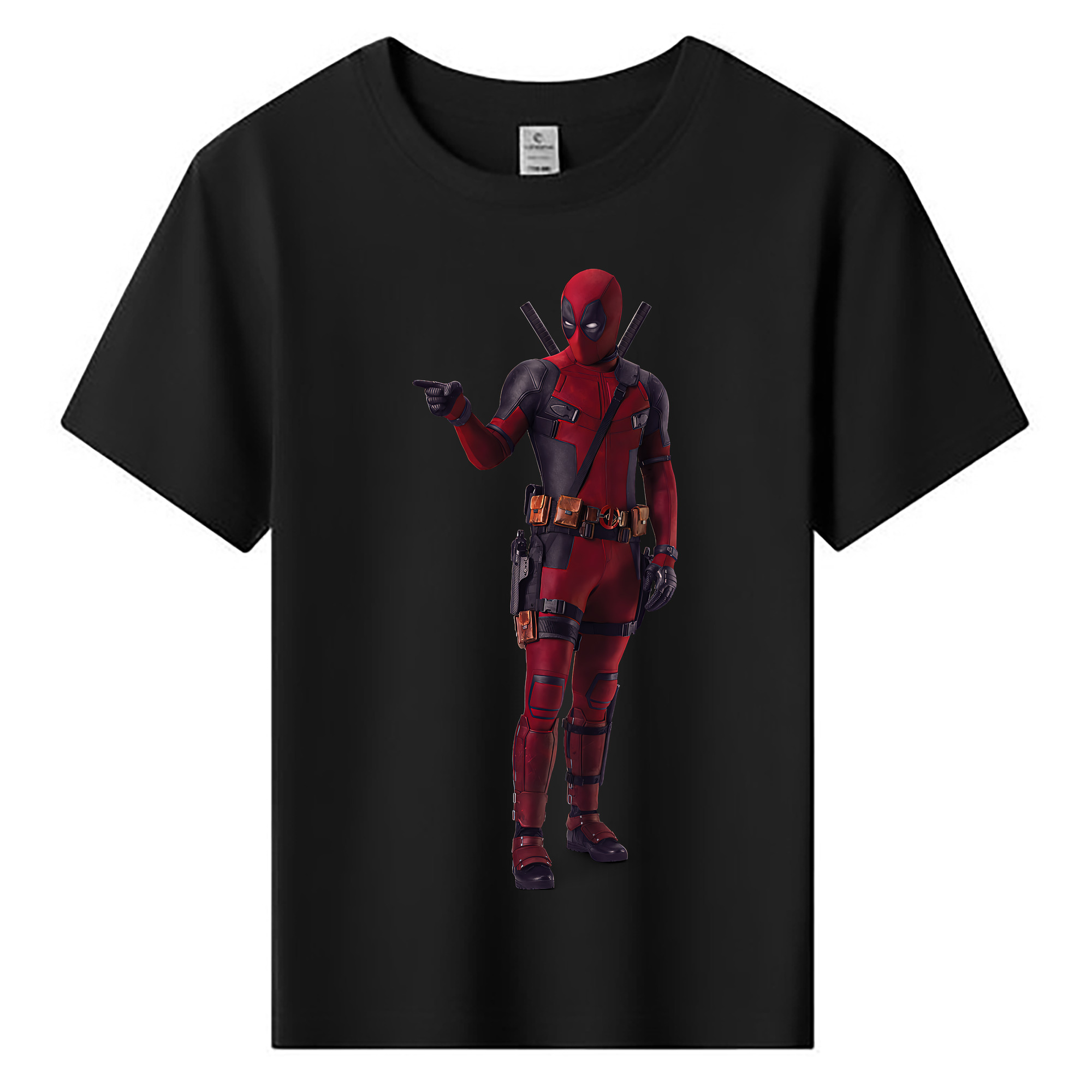 （画像用） Deadpool デッドプール 綿100％キッズTシャツ（フロントプリント）