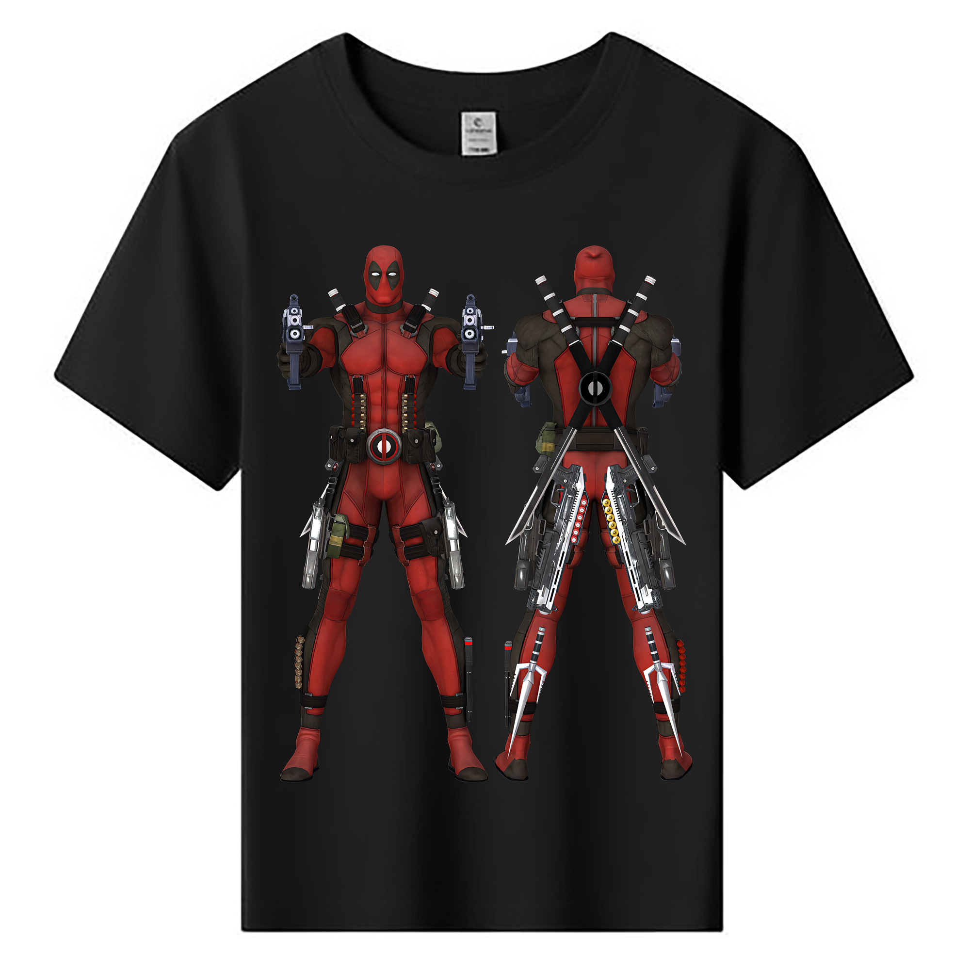 （画像用） Deadpool デッドプール 綿100％キッズTシャツ（フロントプリント）