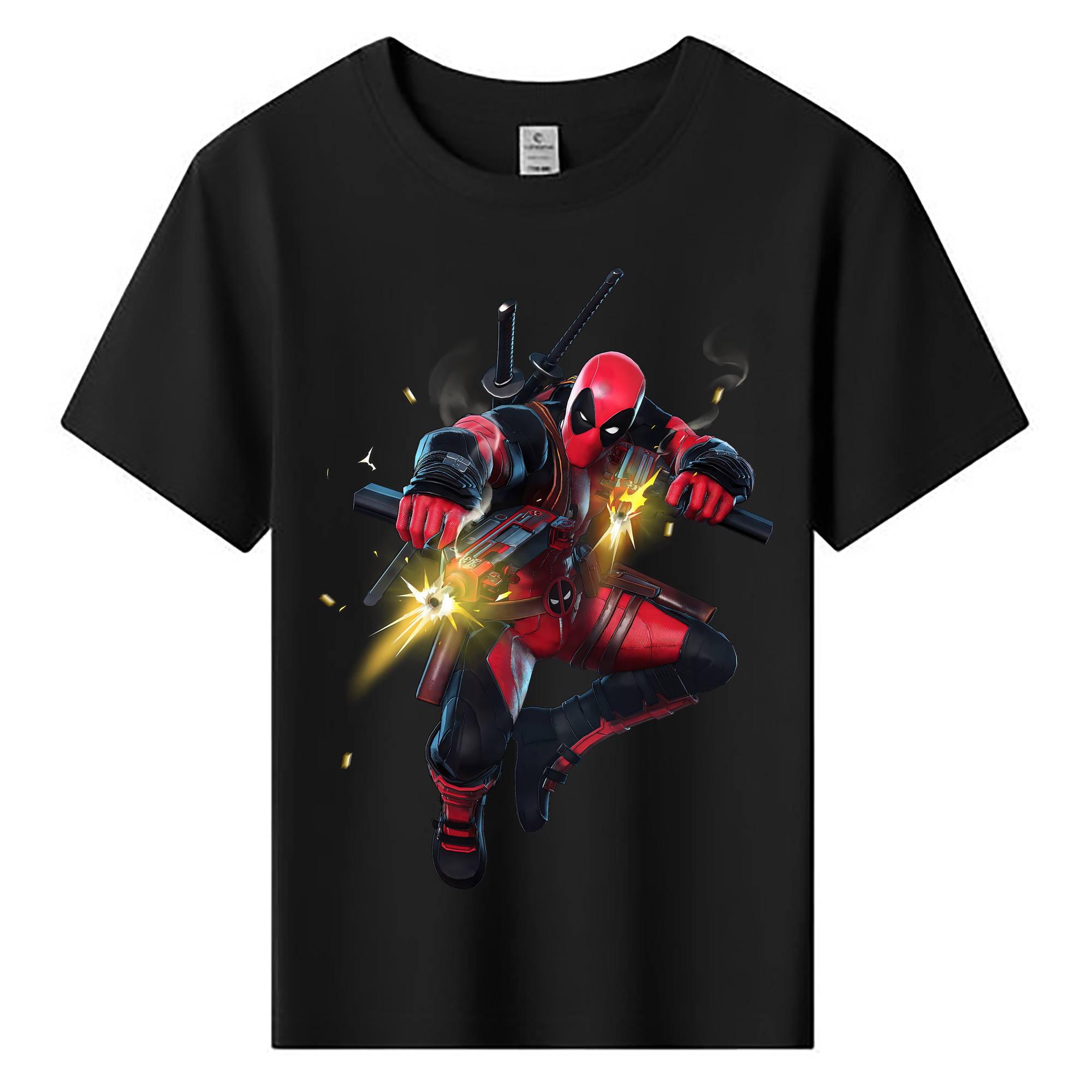 （画像用） Deadpool デッドプール 綿100％キッズTシャツ（フロントプリント）