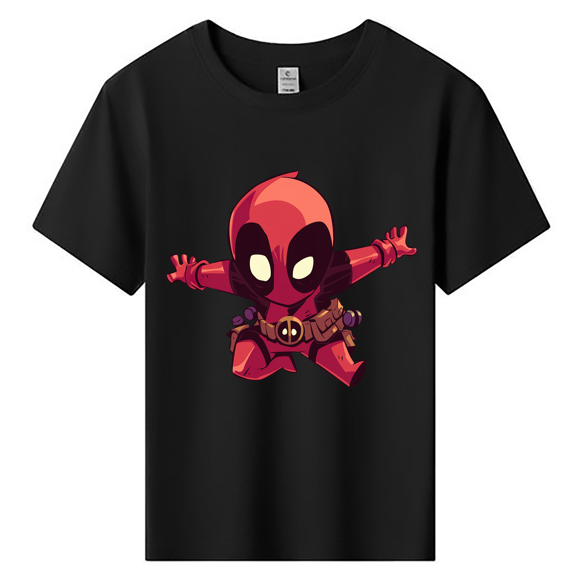 （画像用） Deadpool デッドプール 綿100％キッズTシャツ（フロントプリント）
