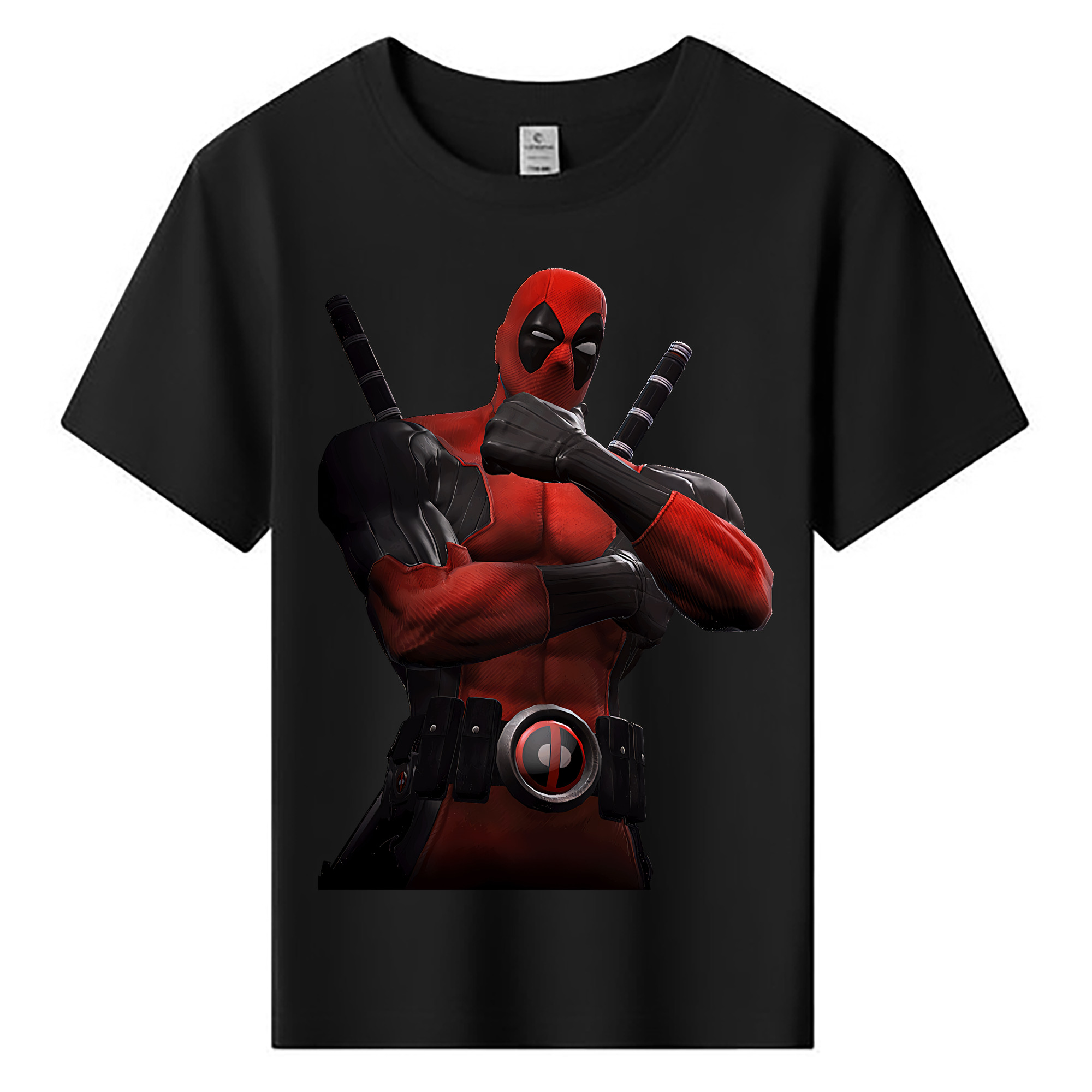 （画像用） Deadpool デッドプール 綿100％キッズTシャツ（フロントプリント）