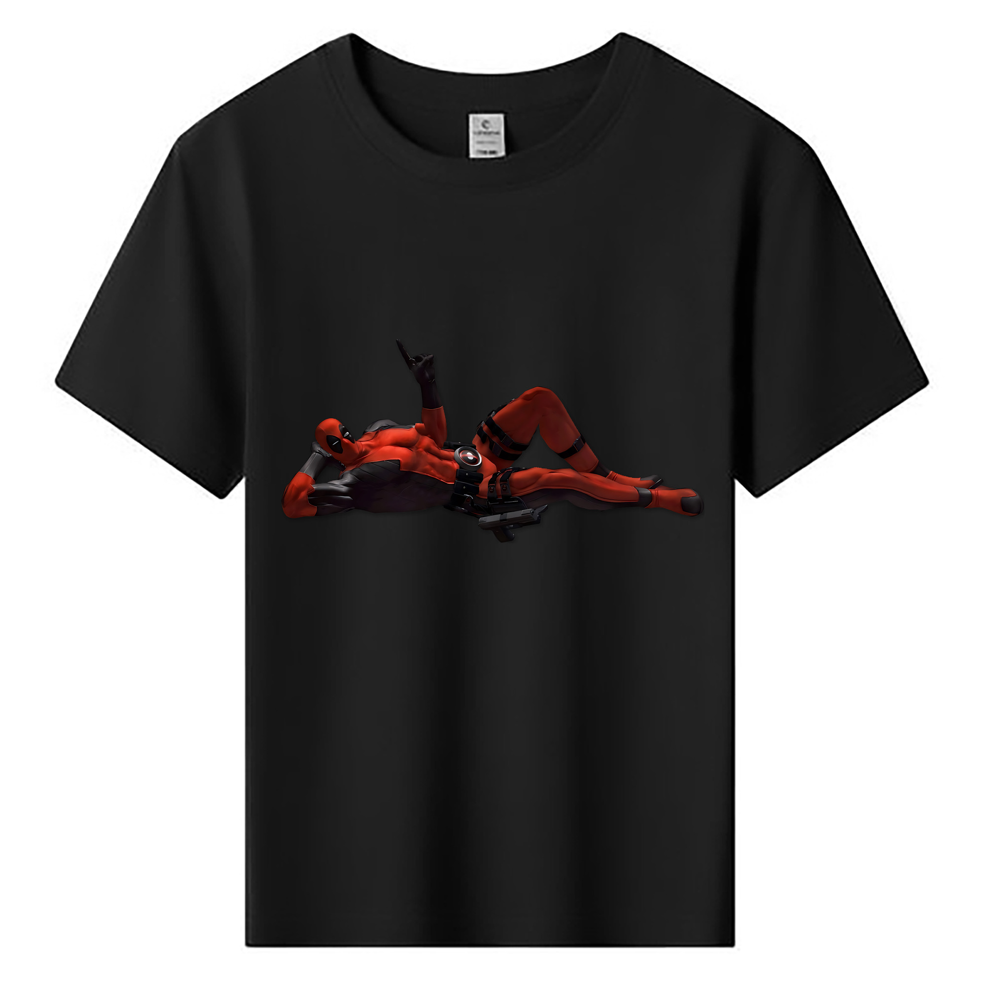 （画像用） Deadpool デッドプール 綿100％キッズTシャツ（フロントプリント）