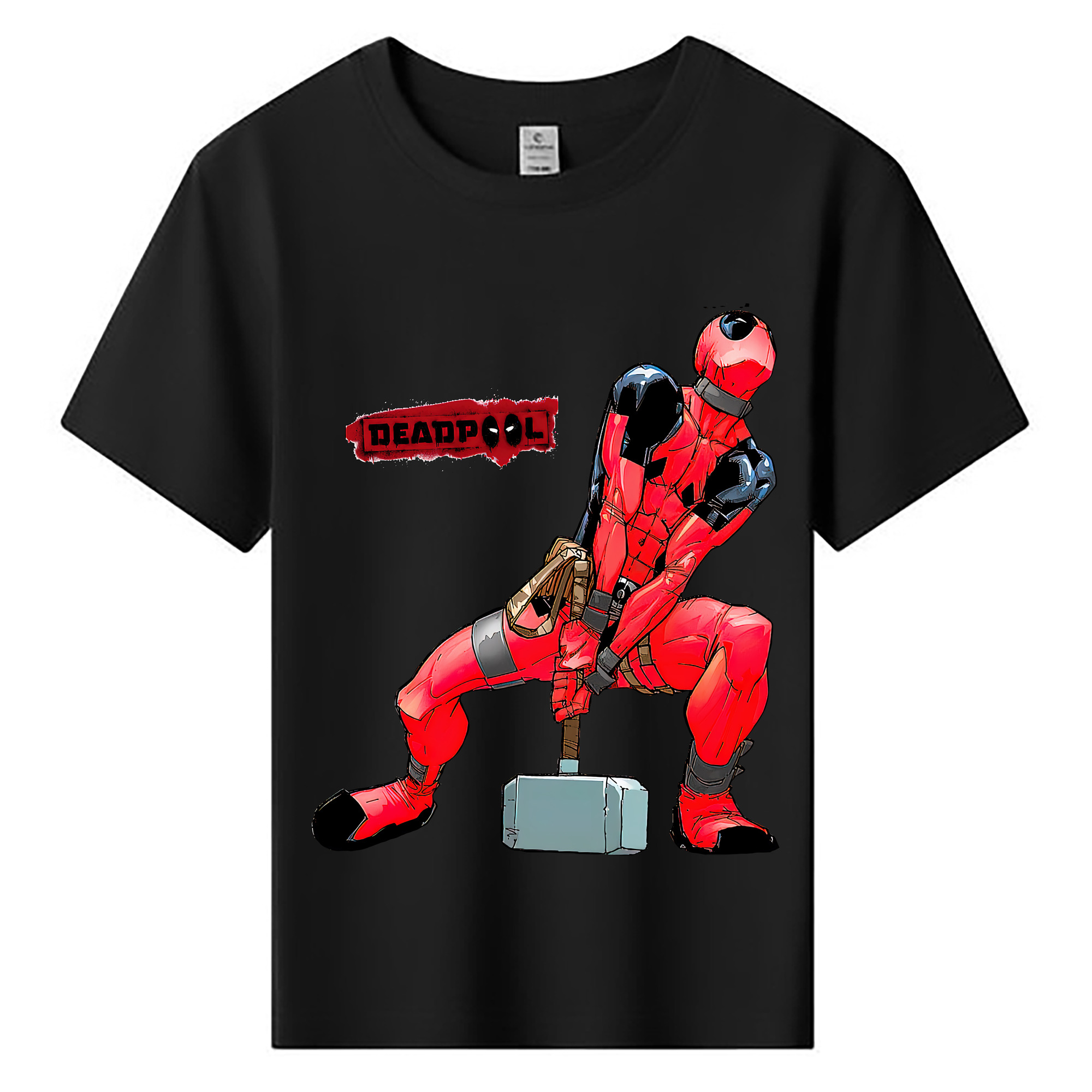 （画像用） Deadpool デッドプール 綿100％キッズTシャツ（フロントプリント）