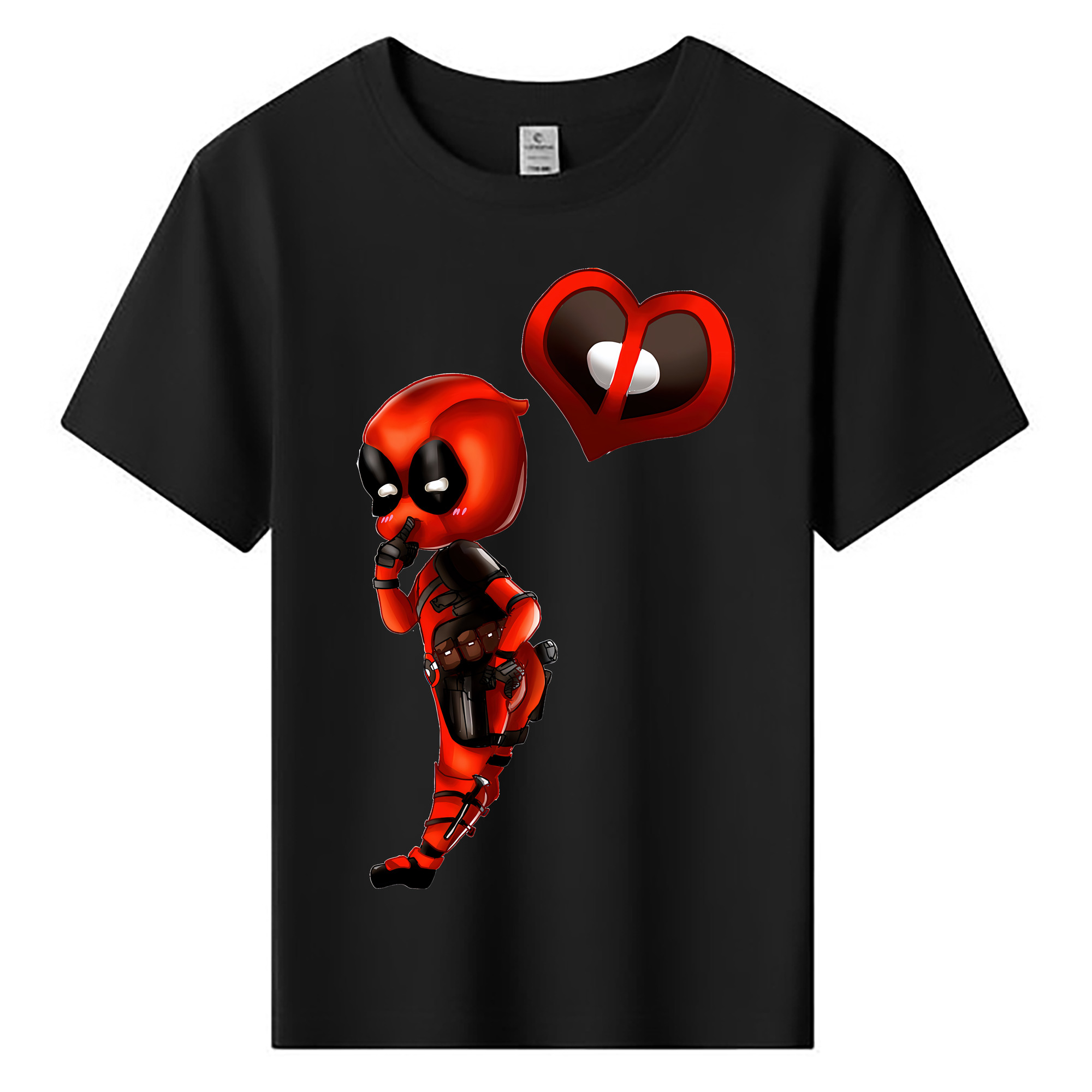 （画像用） Deadpool デッドプール 綿100％キッズTシャツ（フロントプリント）