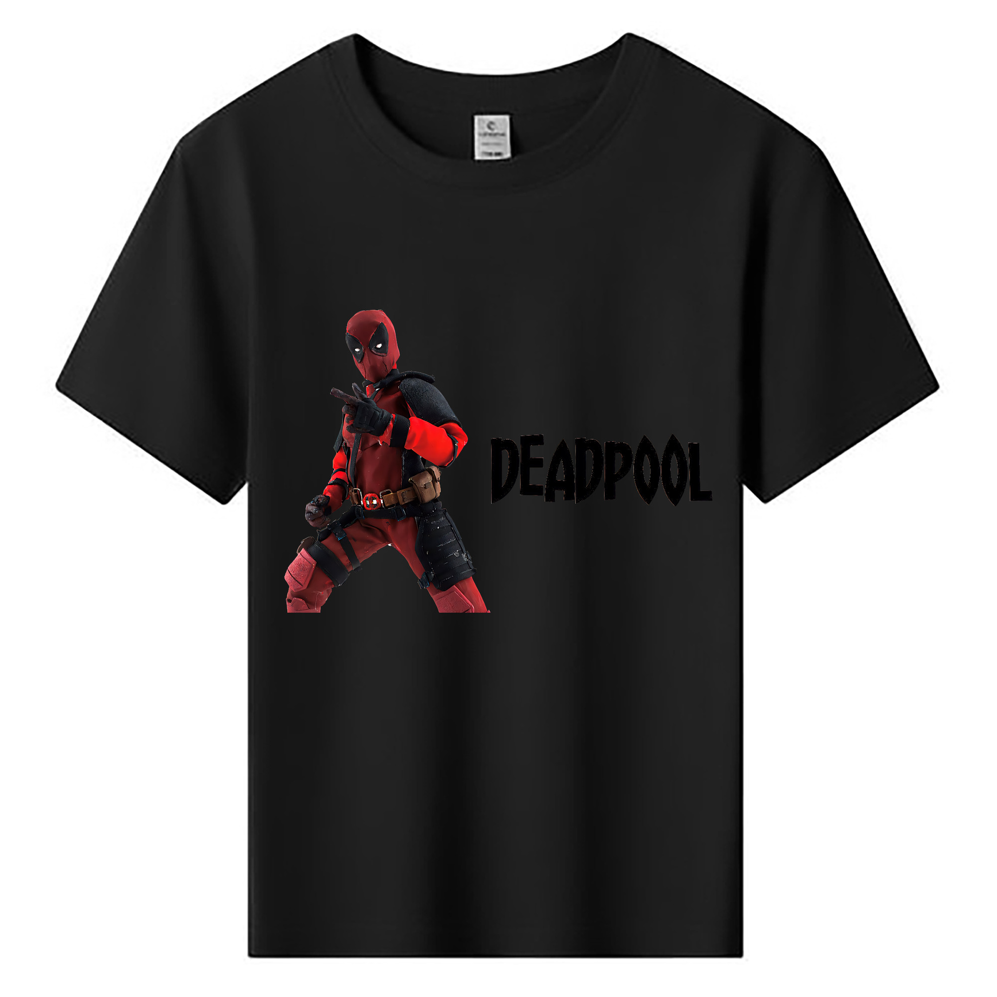（画像用） Deadpool デッドプール 綿100％キッズTシャツ（フロントプリント）