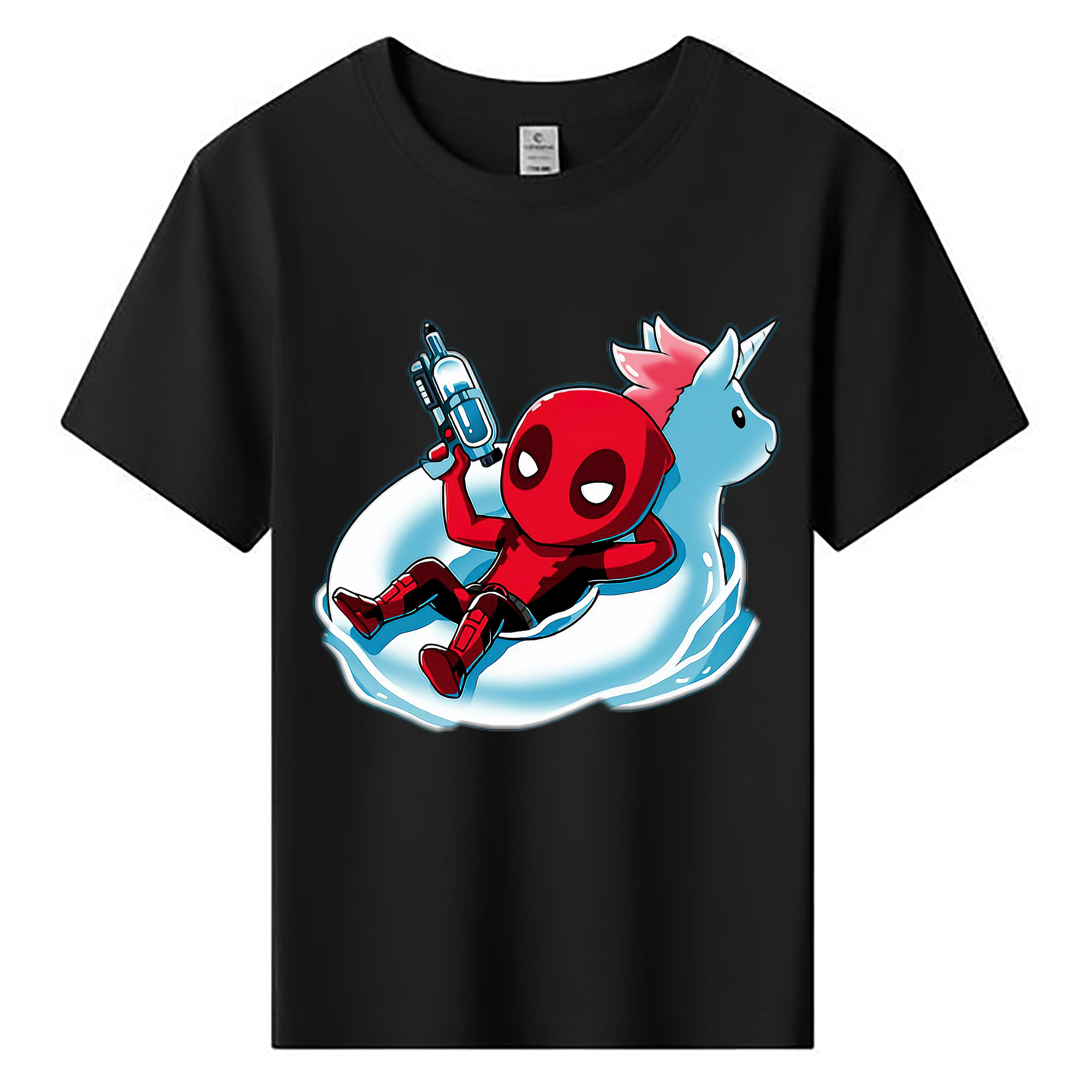 （画像用） Deadpool デッドプール 綿100％キッズTシャツ（フロントプリント）