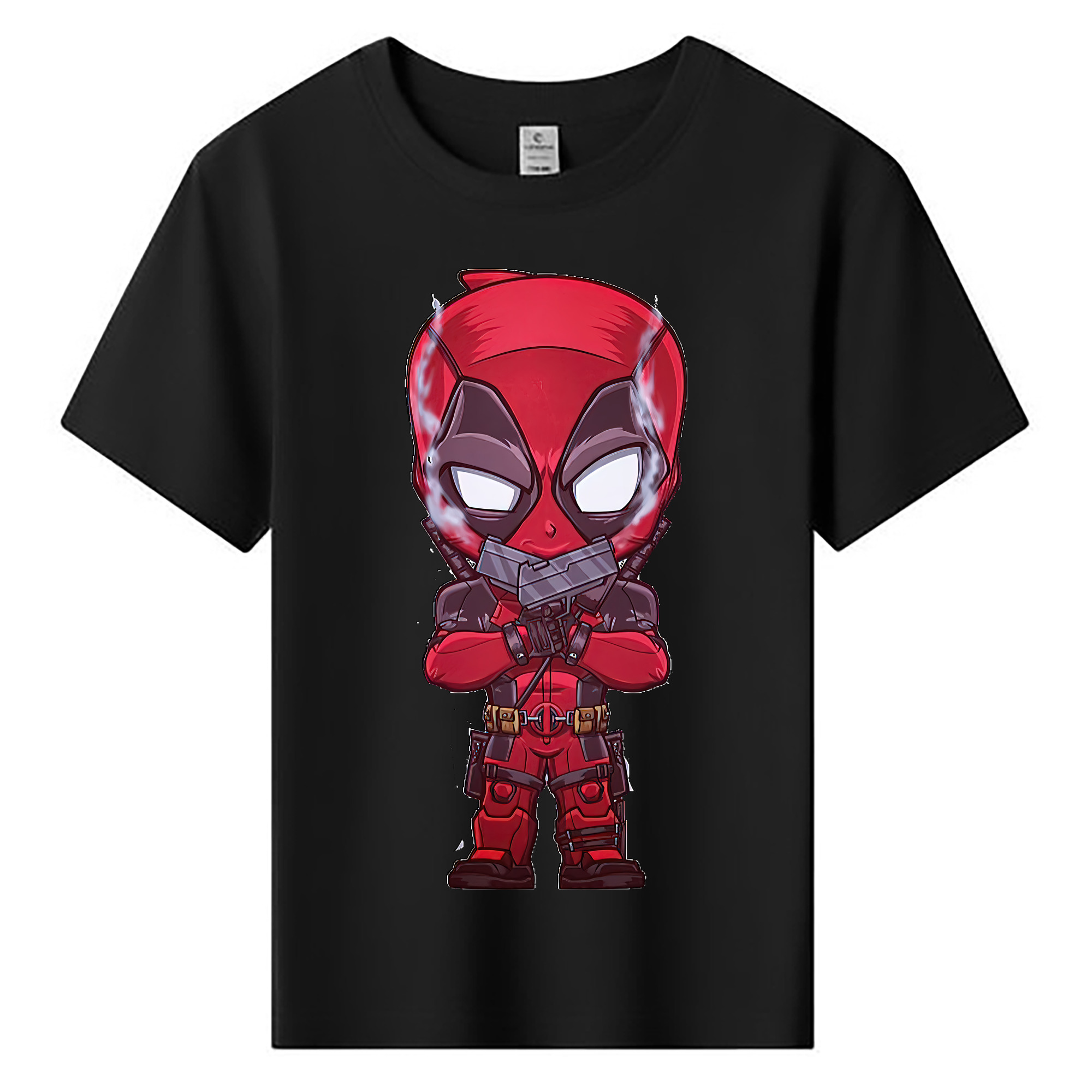 （画像用） Deadpool デッドプール 綿100％キッズTシャツ（フロントプリント）