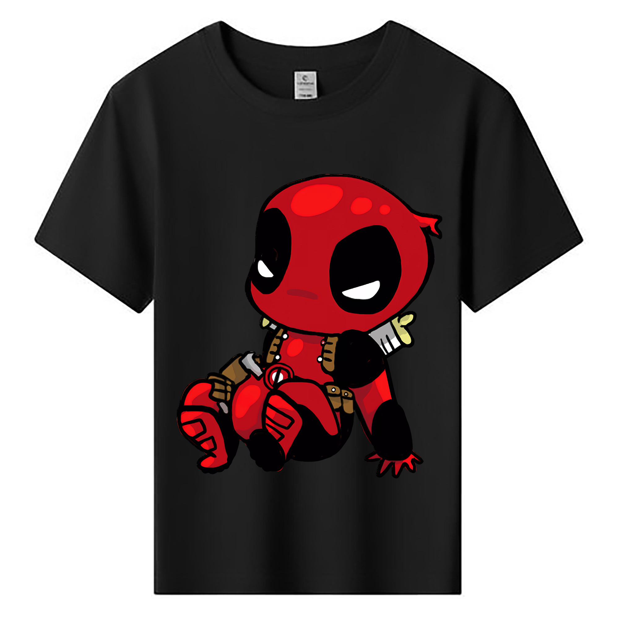 （画像用） Deadpool デッドプール 綿100％キッズTシャツ（フロントプリント）