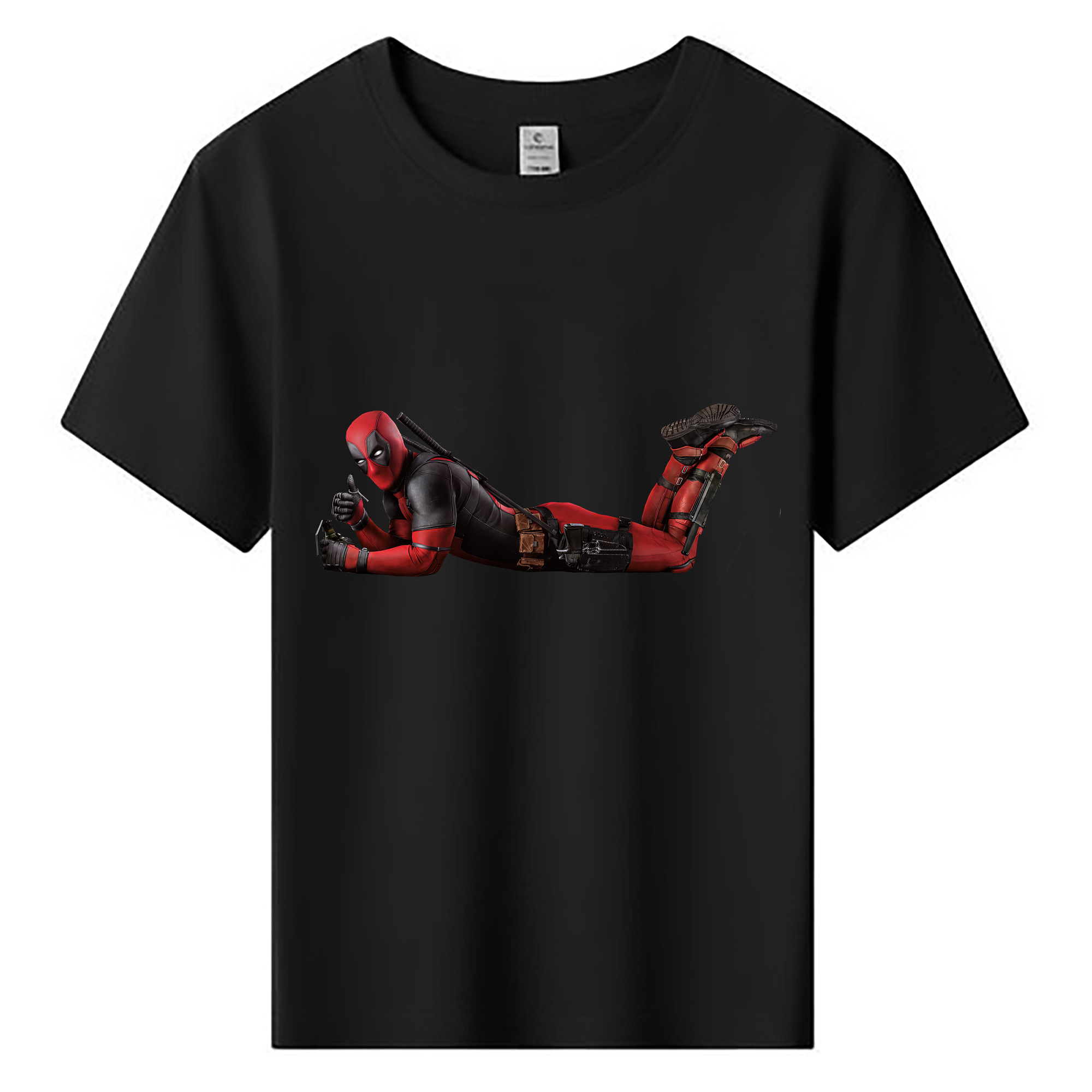 （画像用） Deadpool デッドプール 綿100％キッズTシャツ（フロントプリント）