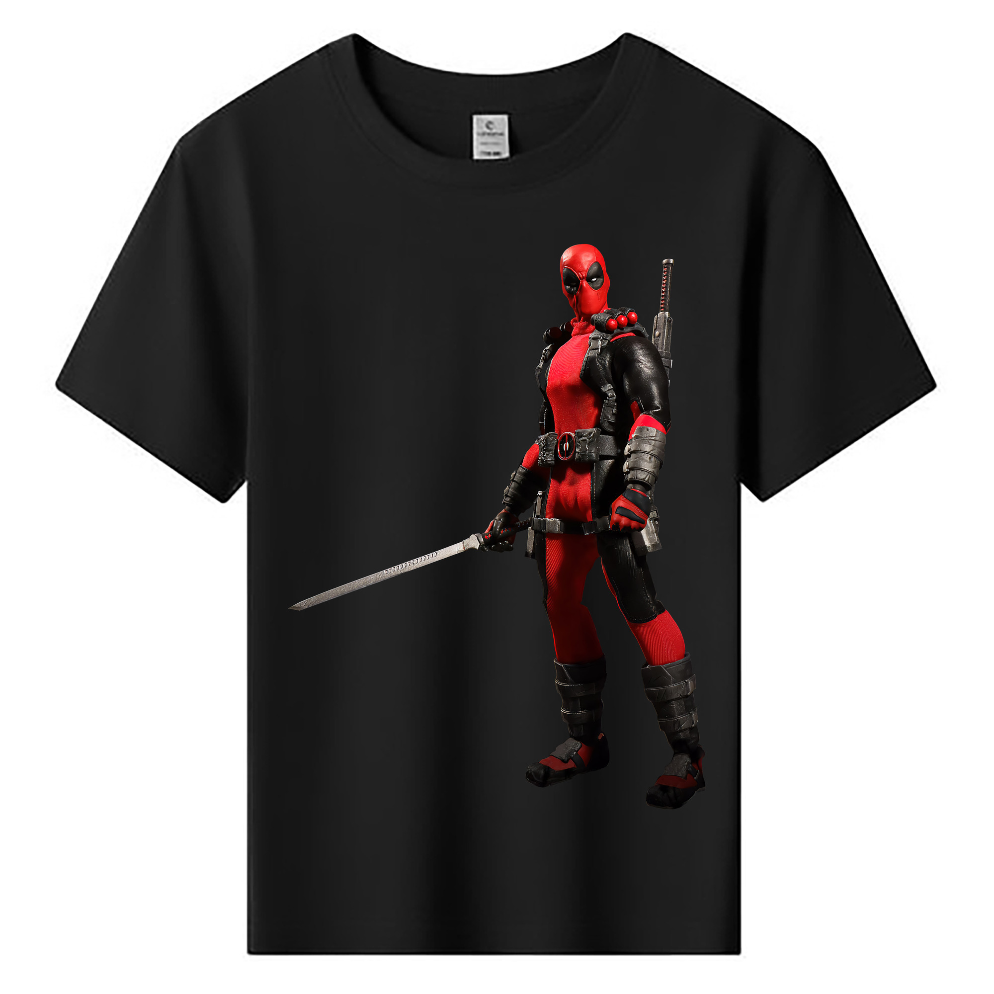 （画像用） Deadpool デッドプール 綿100％キッズTシャツ（フロントプリント）