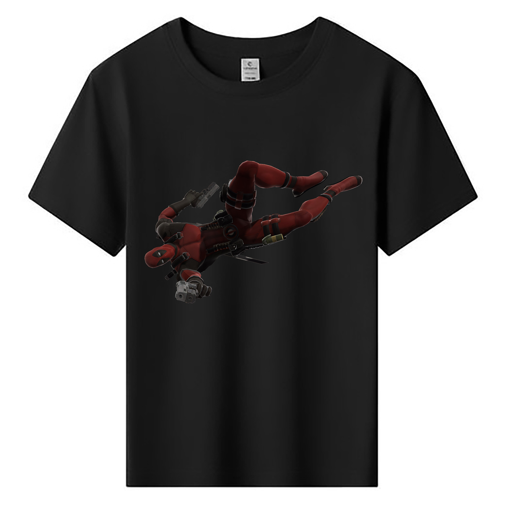 （画像用） Deadpool デッドプール 綿100％キッズTシャツ（フロントプリント）