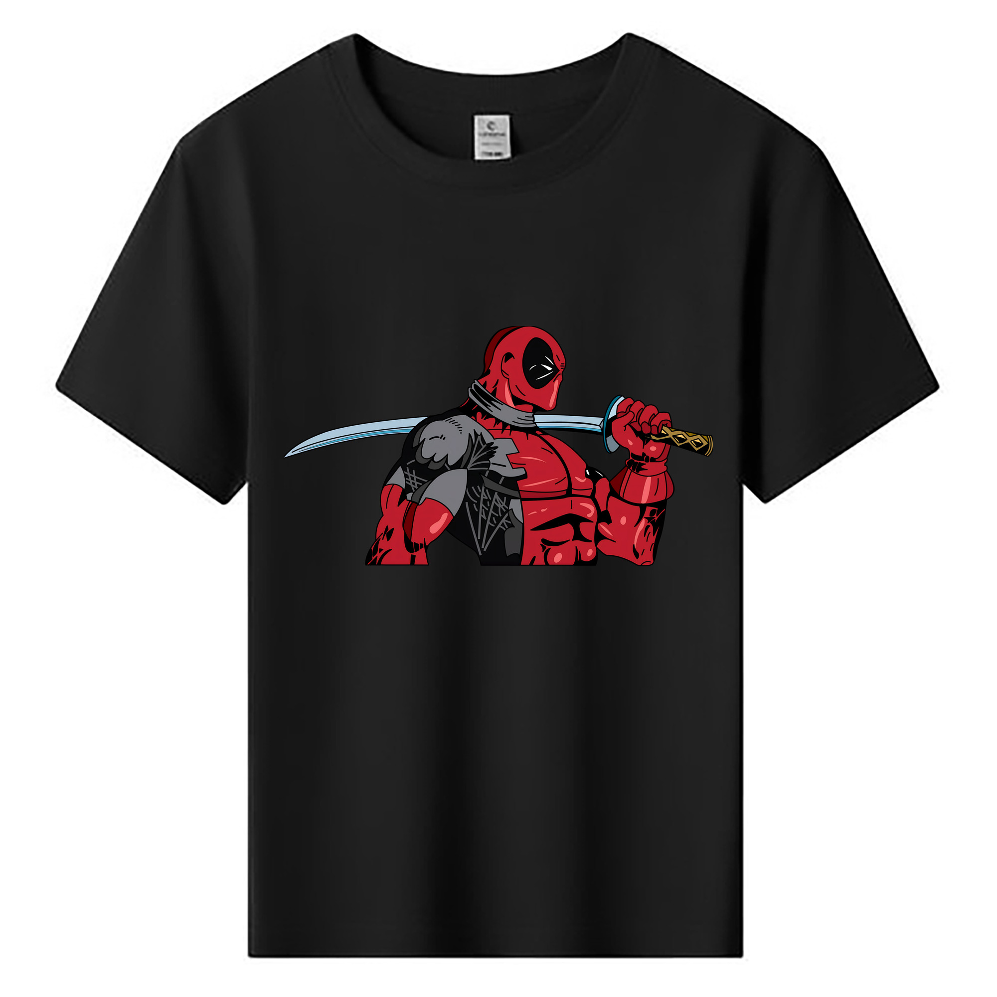 （画像用） Deadpool デッドプール 綿100％キッズTシャツ（フロントプリント）